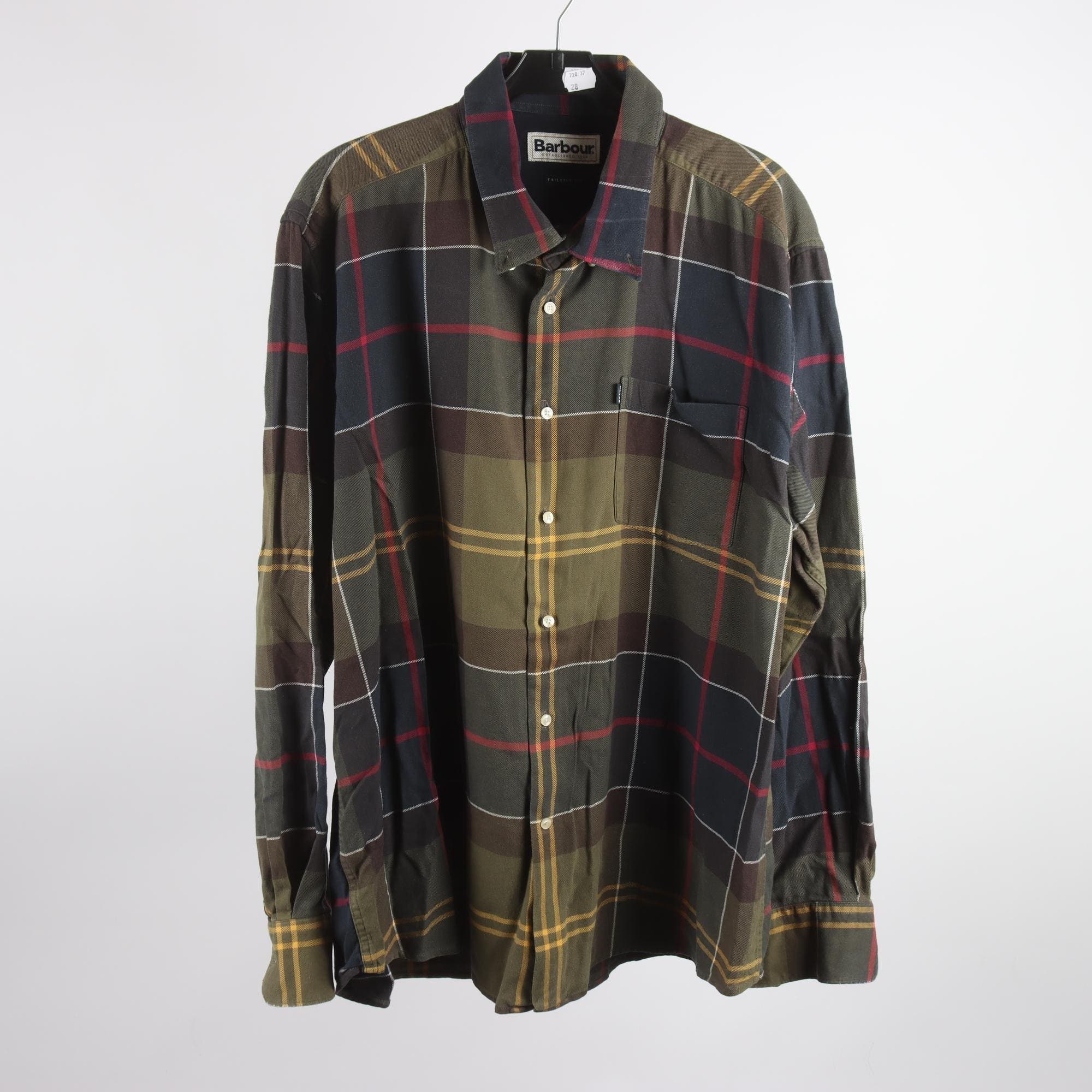 Skjorta, Barbour, flerfärgad, rutig, stl. XXL