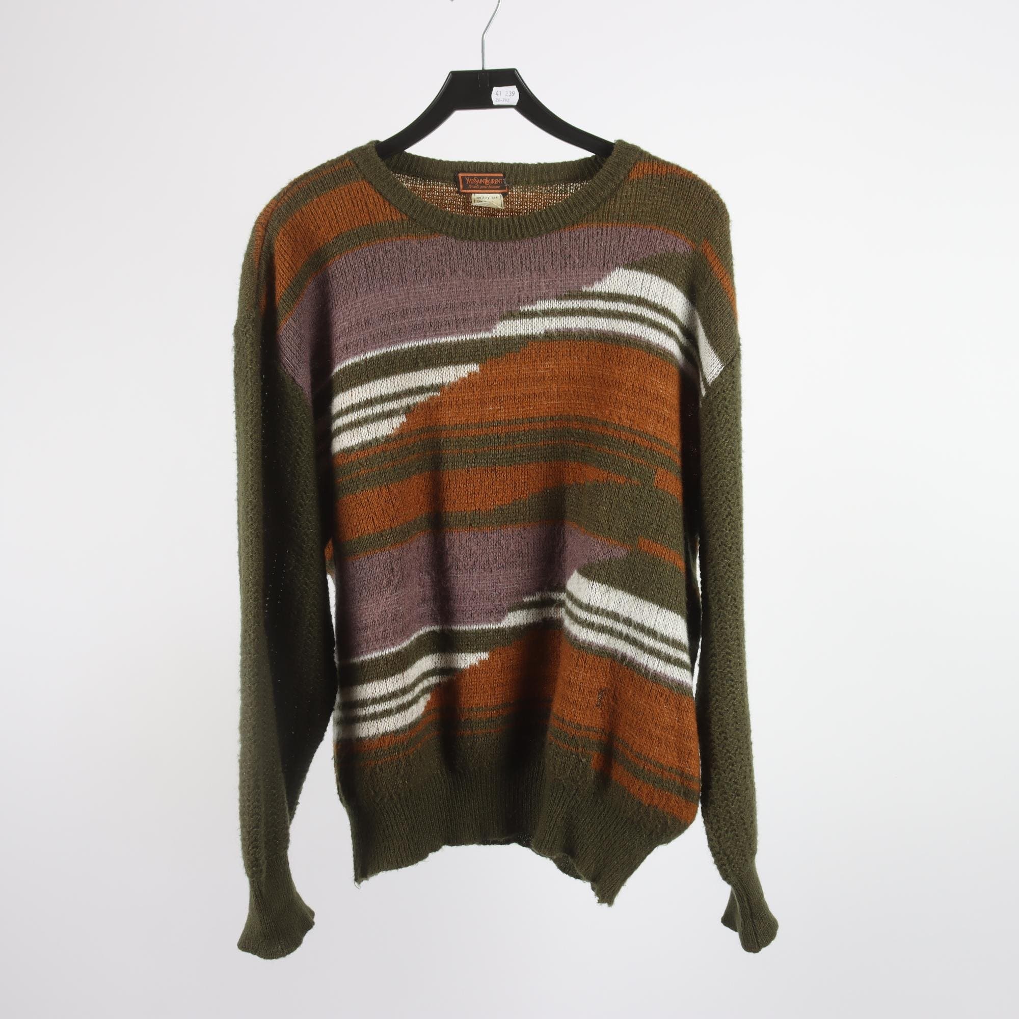 Stickad tröja, Yves Saint Laurent Tricots Pour Homme, vintage, stl. L
