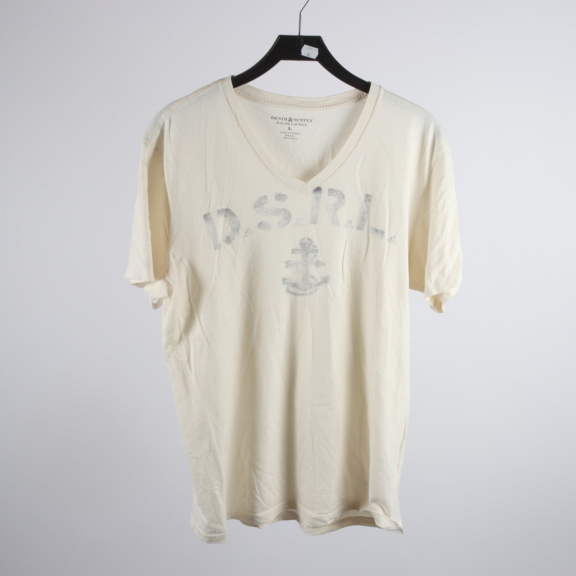 T-shirt, Ralph Lauren, vit, stl. L