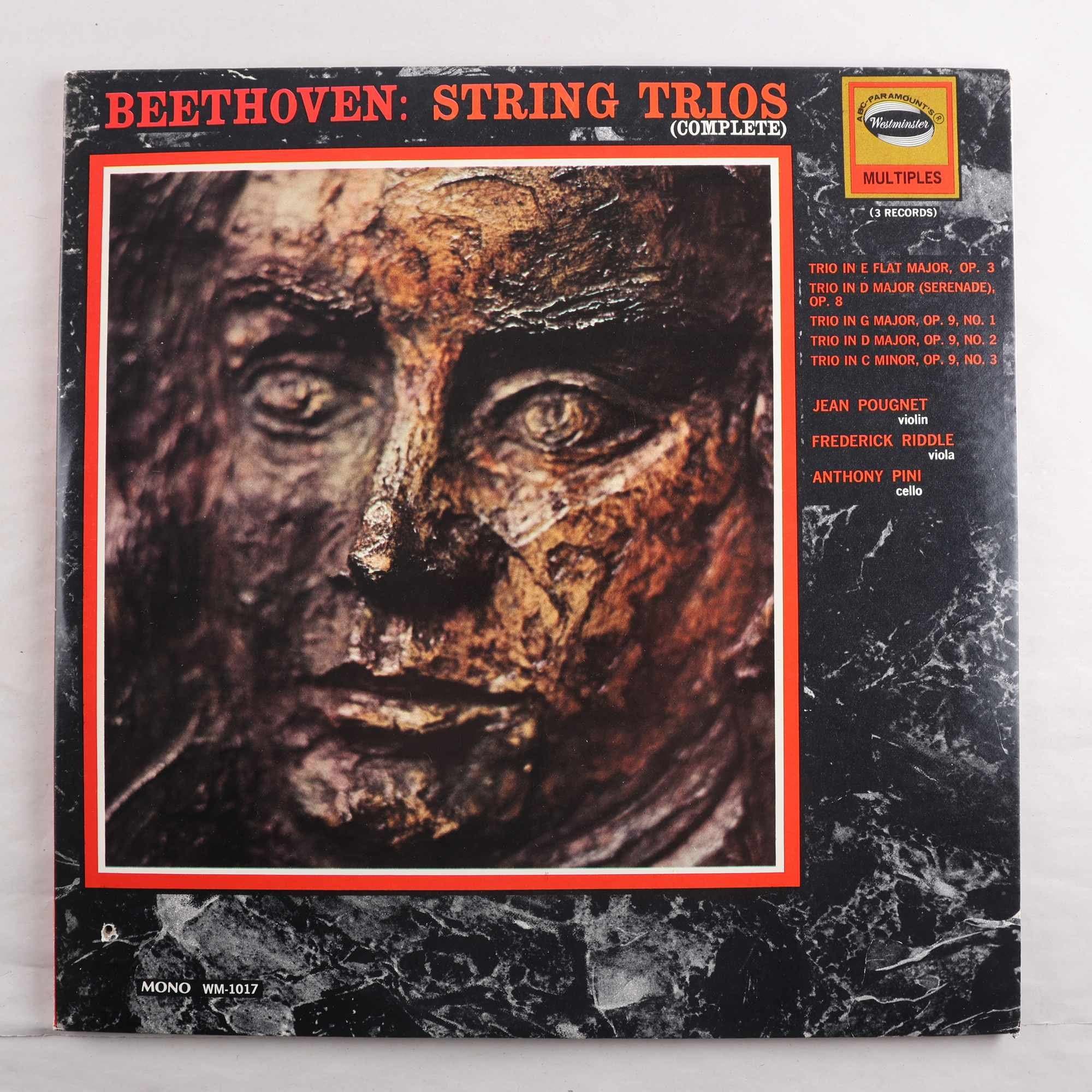 LP Beethoven, Jean Pougnet, Frederick Riddle, Anthony Pini, String Trios