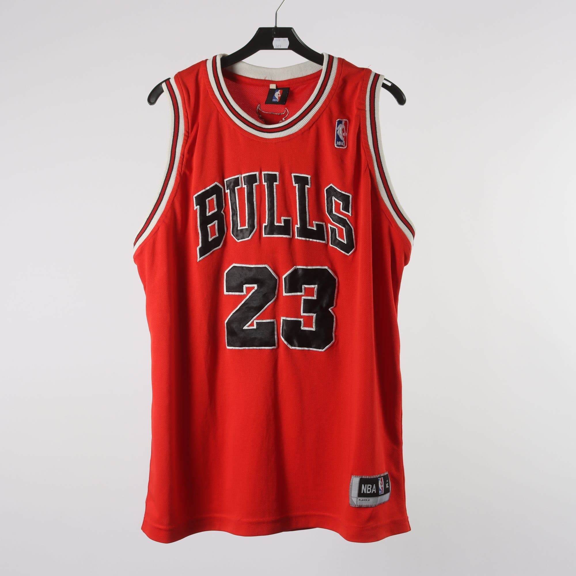 Linne, NBA, Bulls, Jordan, röd, stl. XL.