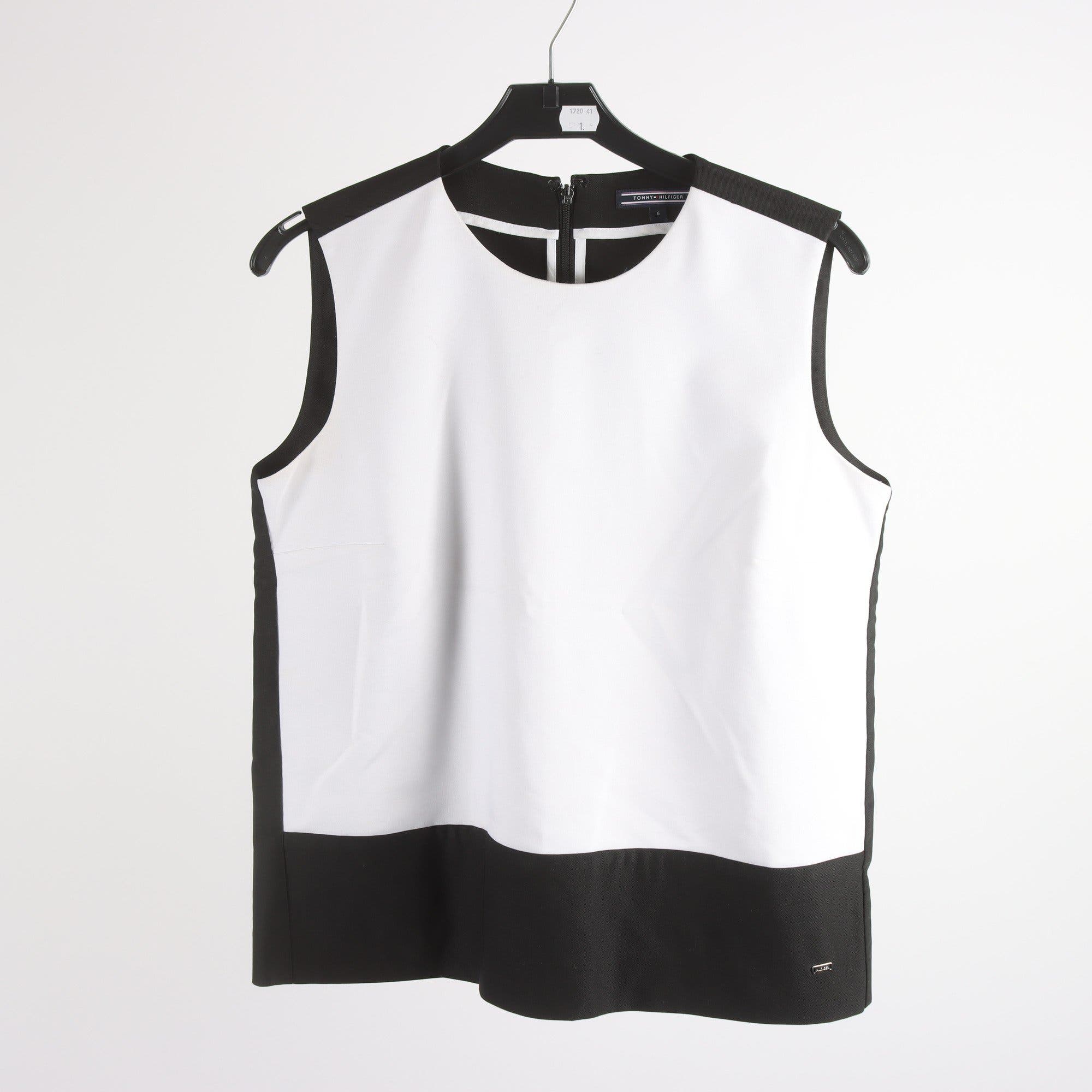Linne, Tommy Hilfiger, svart, vit, stl. 6 (S)