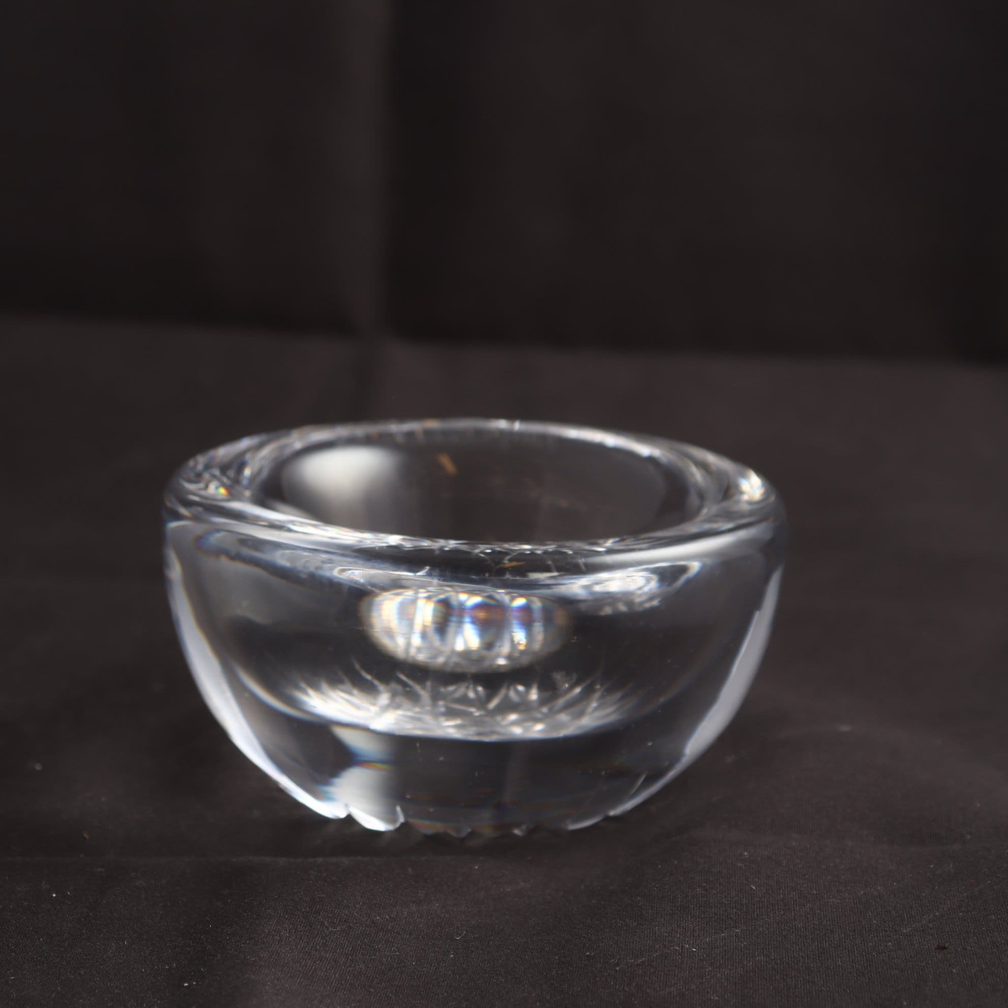 Skål, konstglas, Ingeborg Lundin, Orrefors