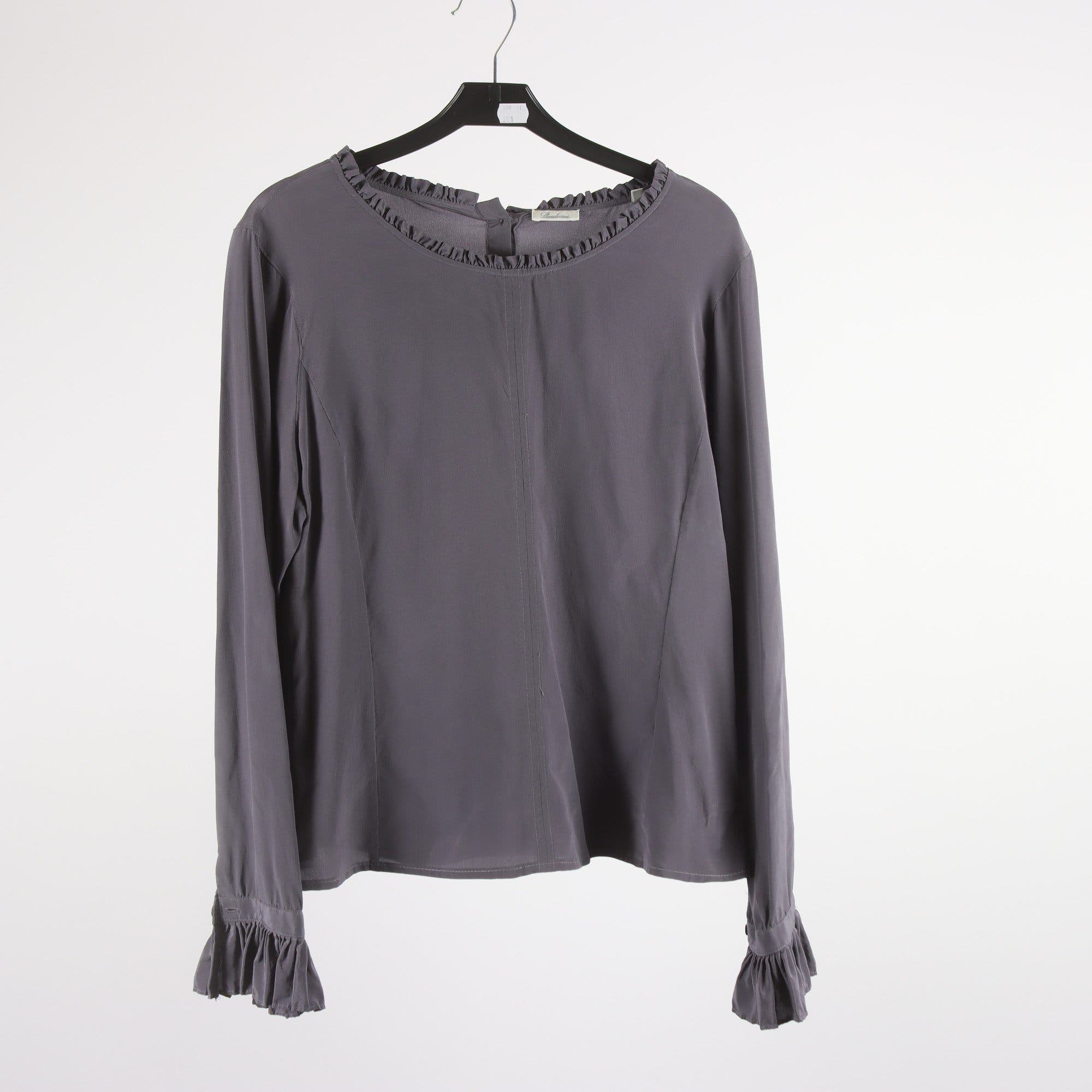 Blus, Stenström, lila, 100% silke, stl. 42.