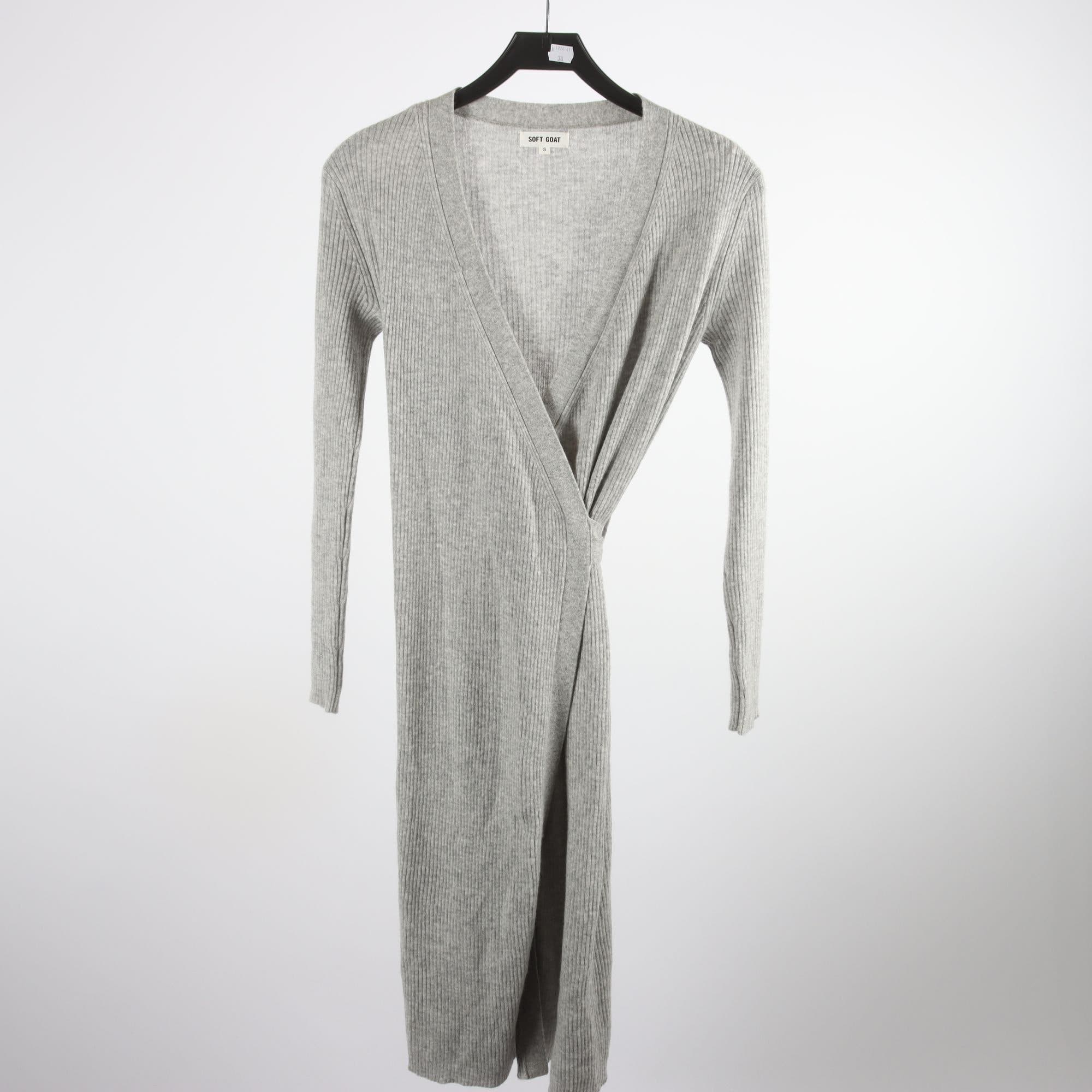 Klänning, Soft Goat, grå, 100% kashmir, stl. S