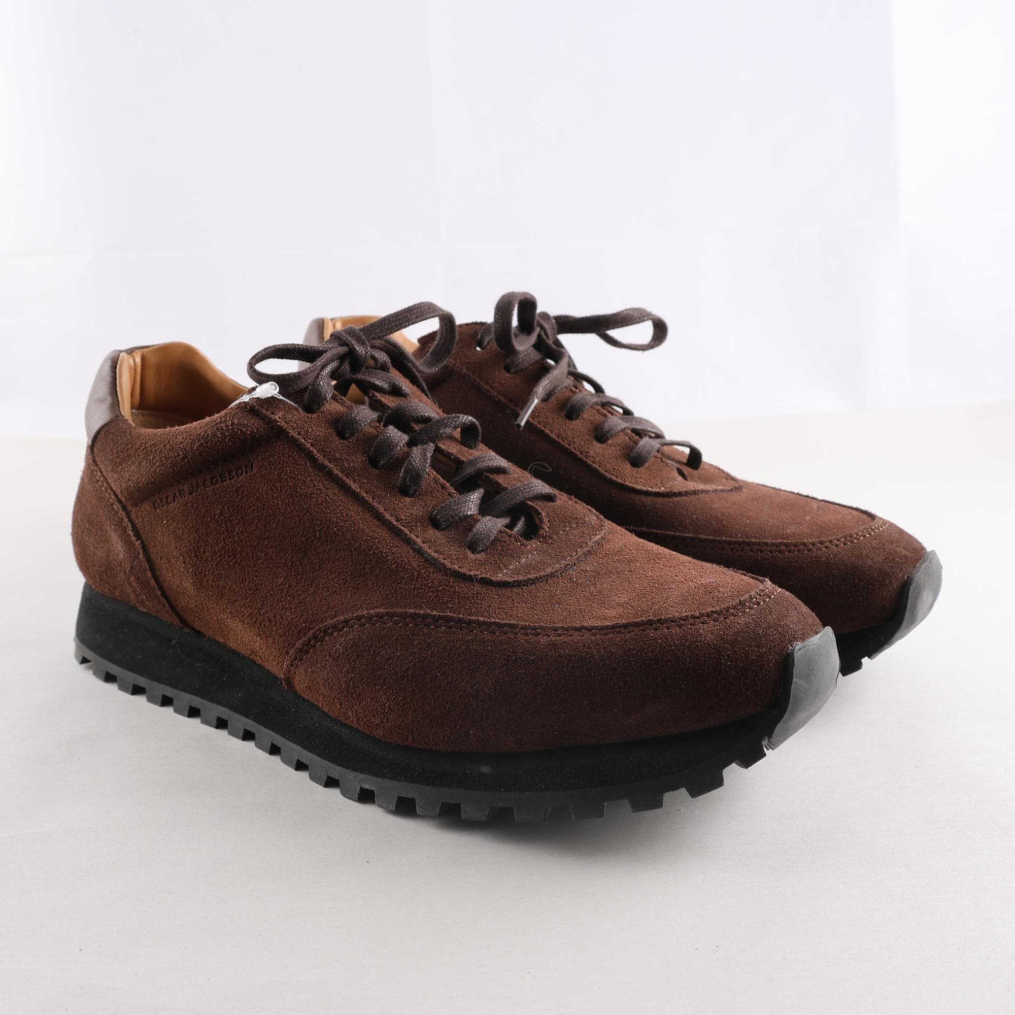 Sneakers, Oscar Jacobson, brun, skinn, stl. 41