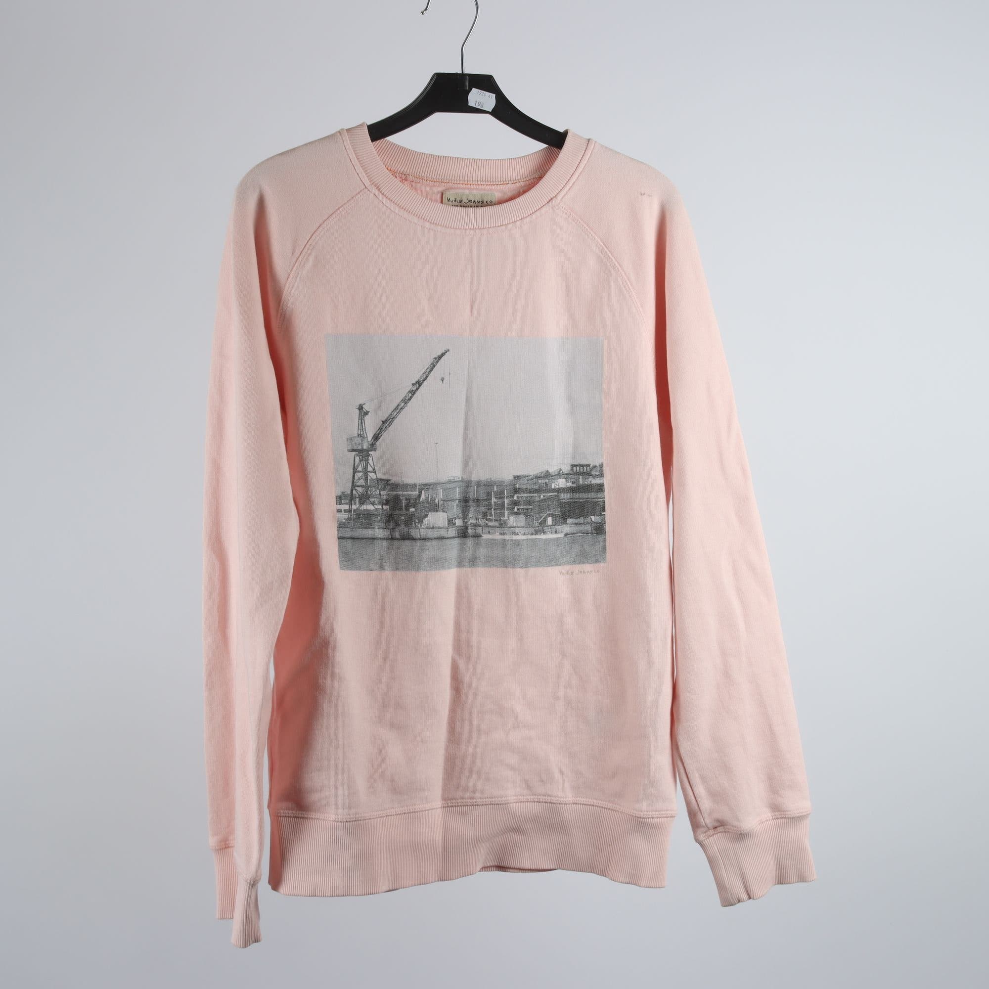 Hoodie, Nudie, rosa, stl. S