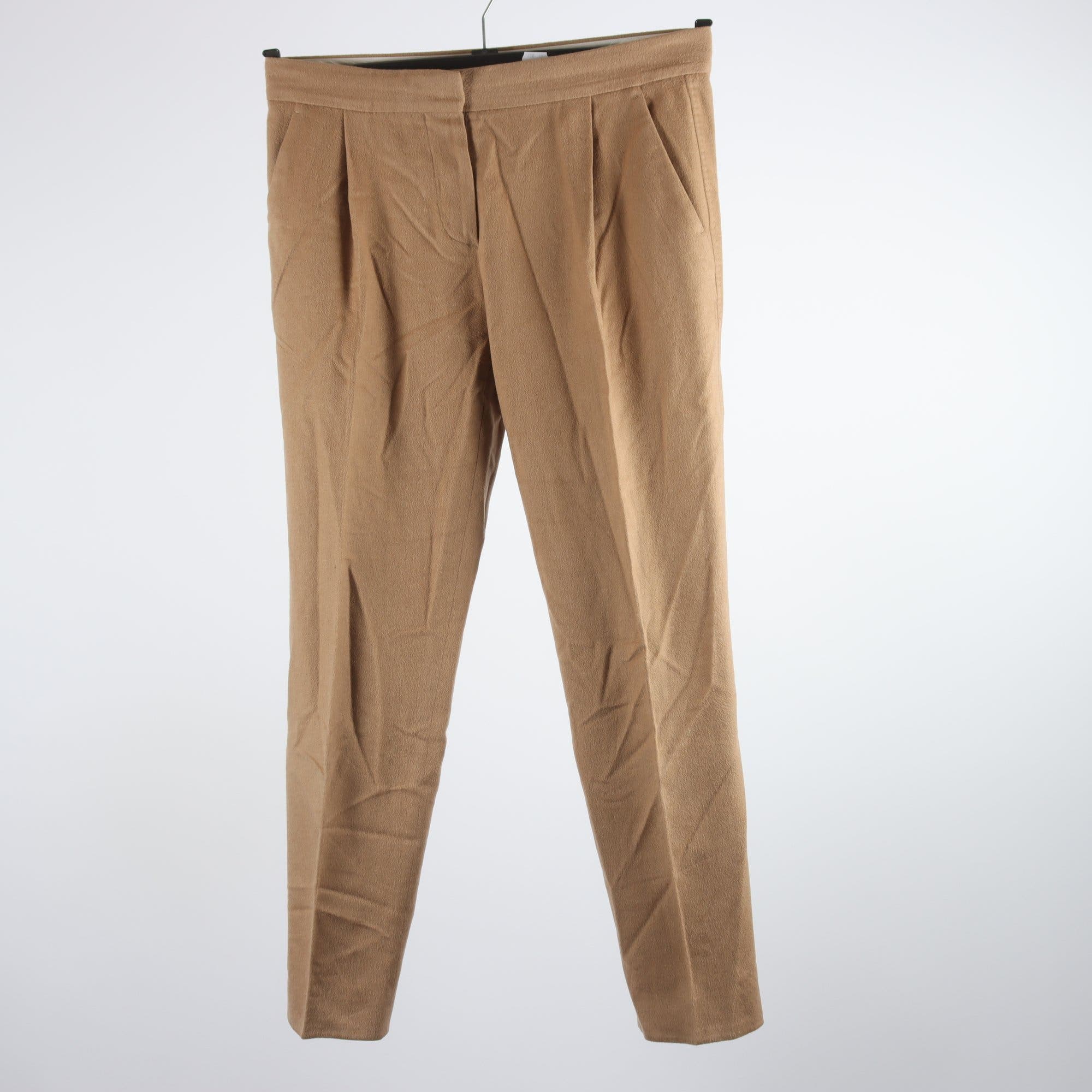 Byxor, Max Mara, beige, stl. 44.