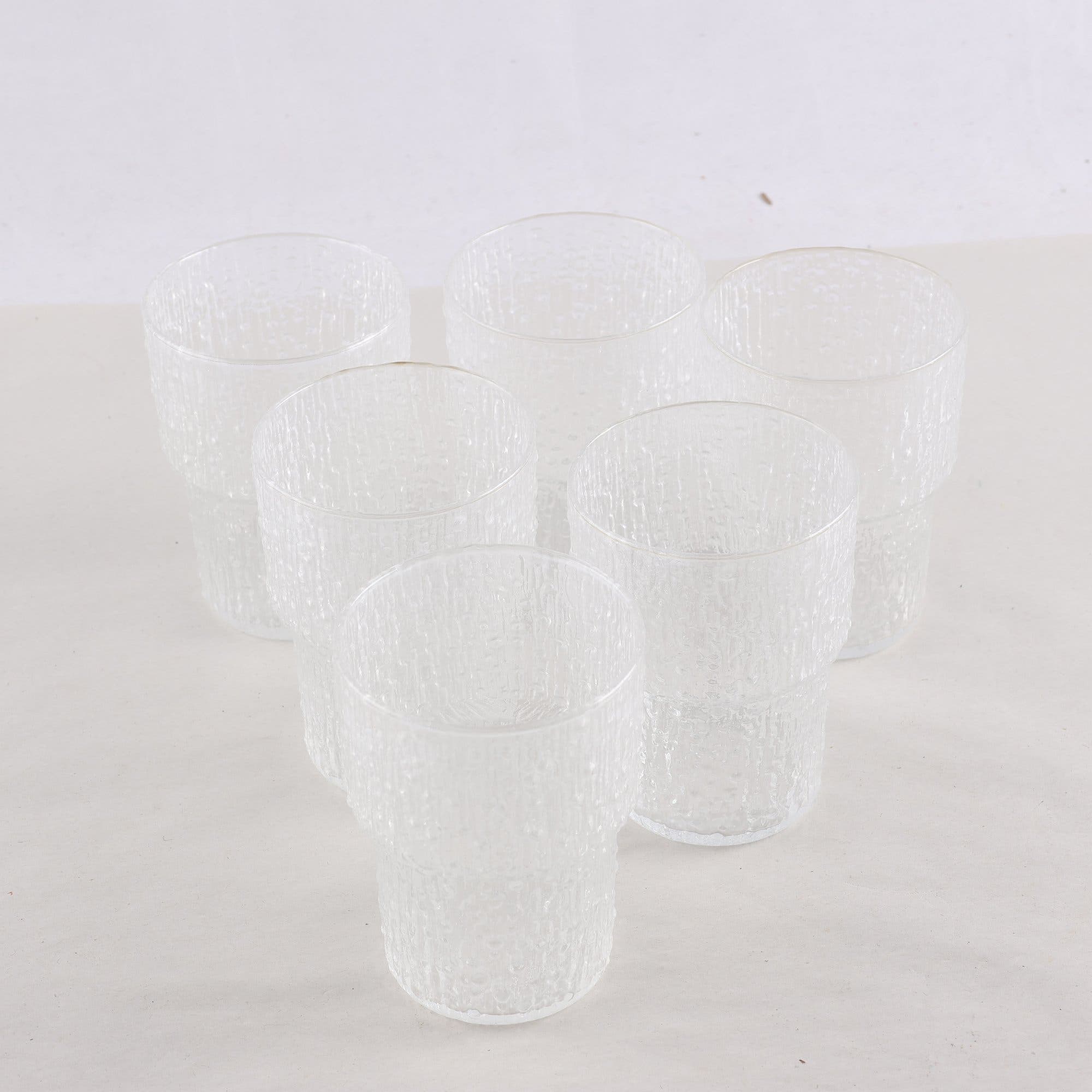 Dricksglas, Iittala, Tapio Wirkkala, ”Paadar”, 6 st