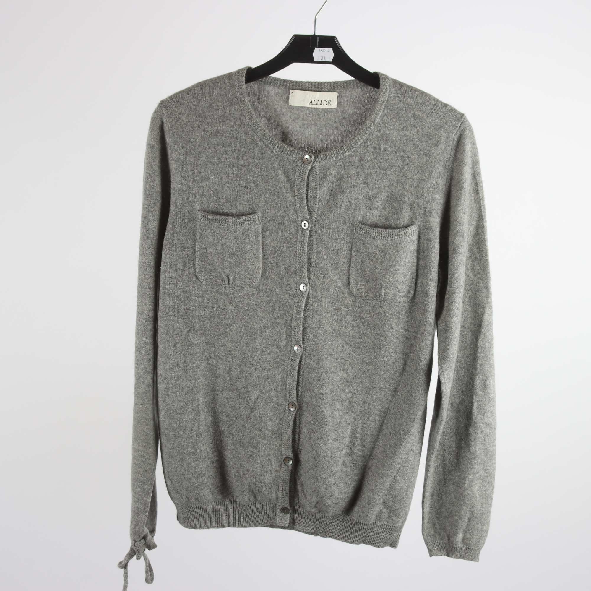 Kofta, Allude, grå, kashmir, stl. M