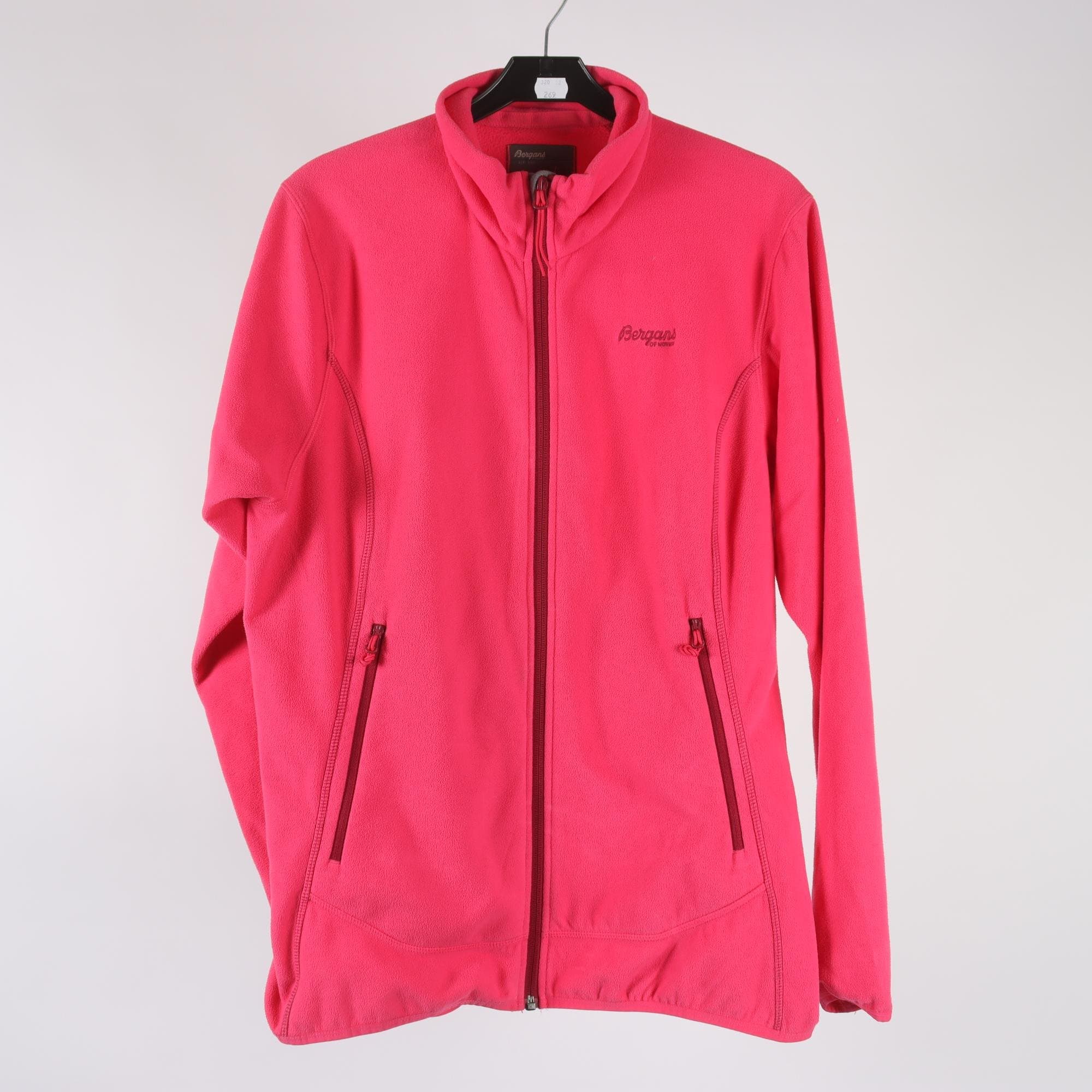 Fleecetröja, Bergans, rosa, stl. L.