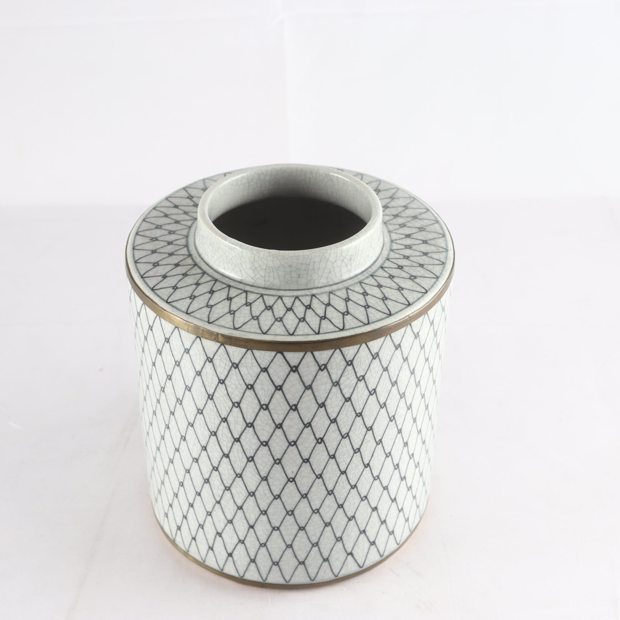 Lockburk, Jingdezhen, Kina, samtida, lock saknas. Samfraktas ej.