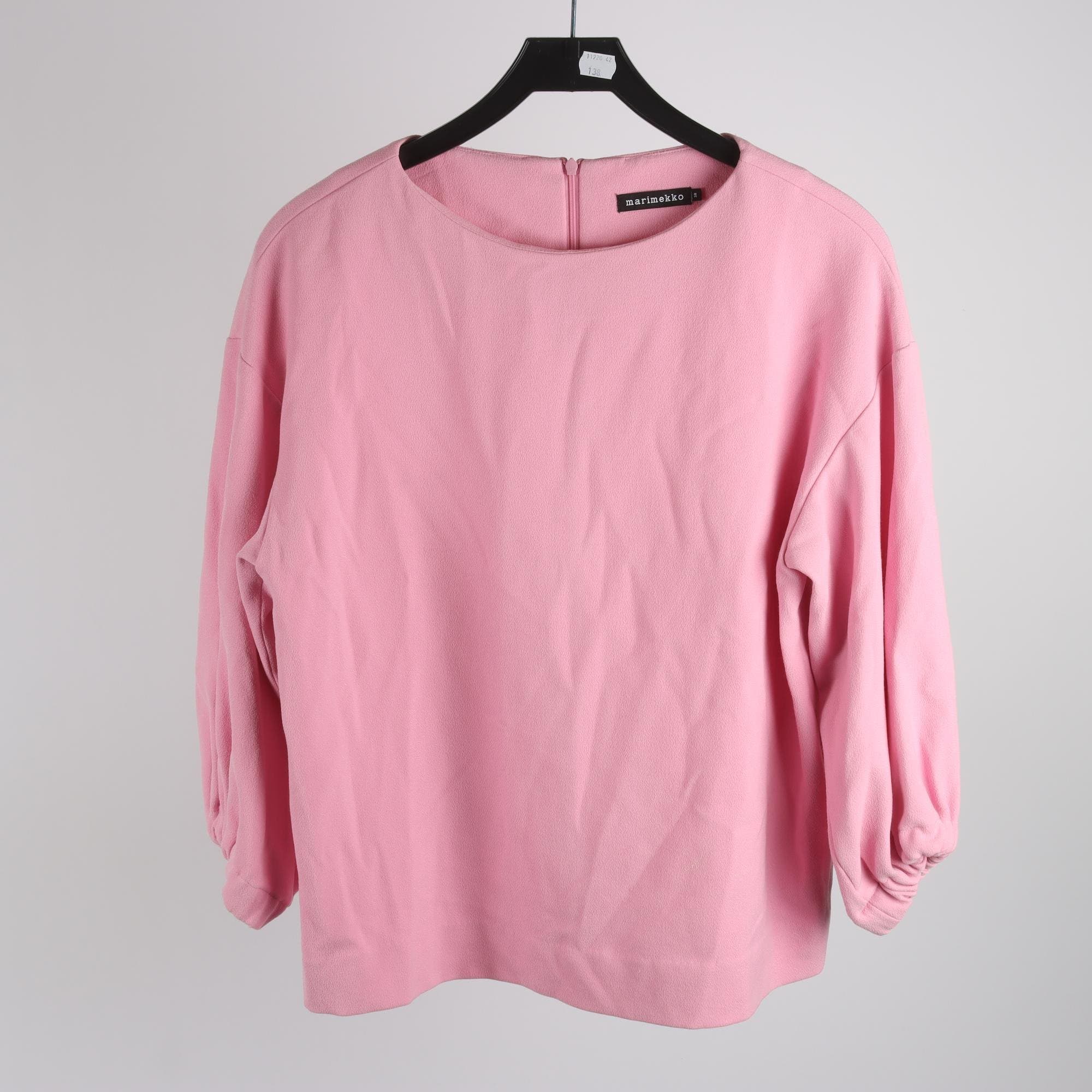 Blus/tröja, Marimekko, rosa, stl. 38