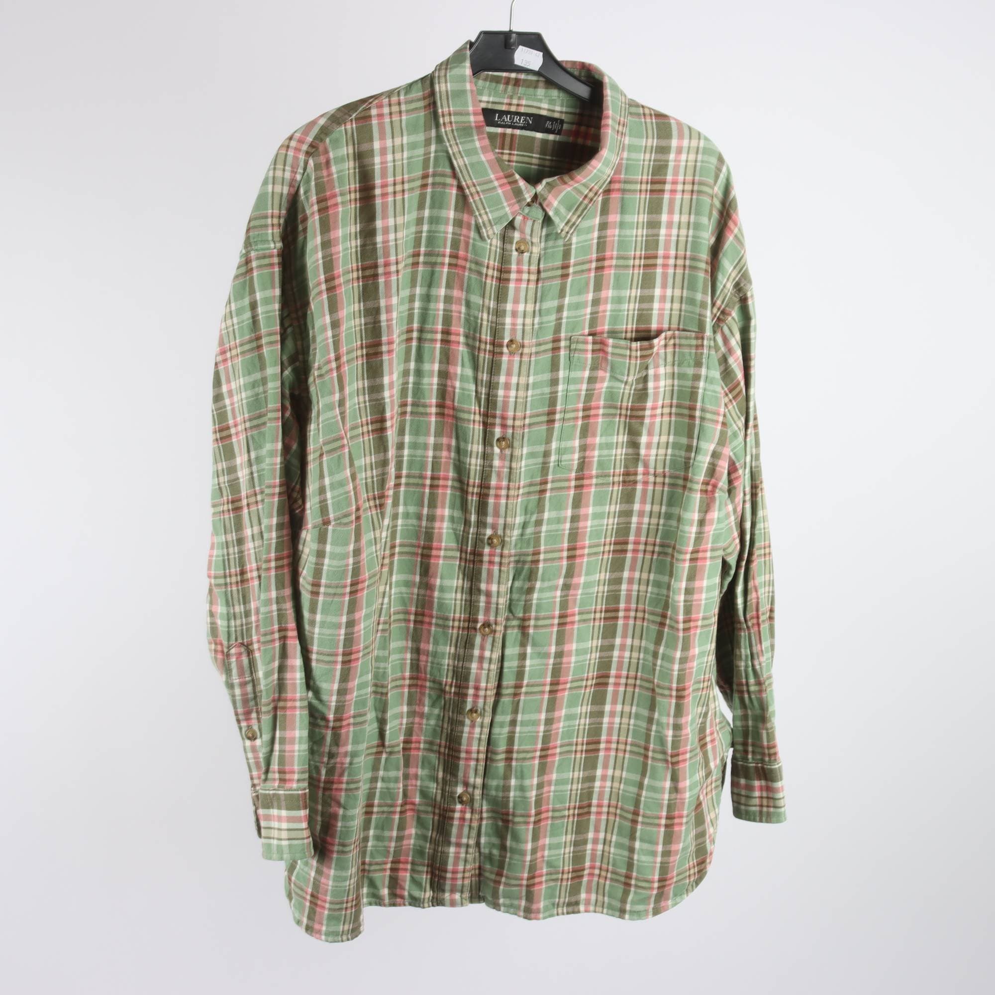 Skjorta, Ralph Lauren, grön, rutig, stl. 2XL