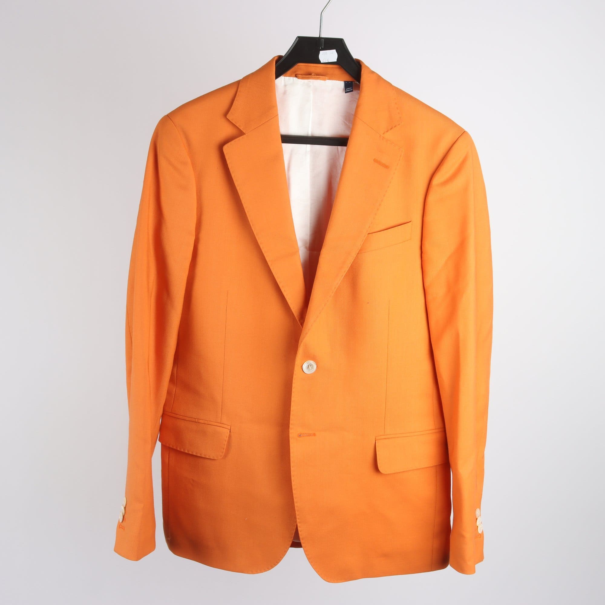 Kavaj, Gant, orange, 95% ull, stl. 48.