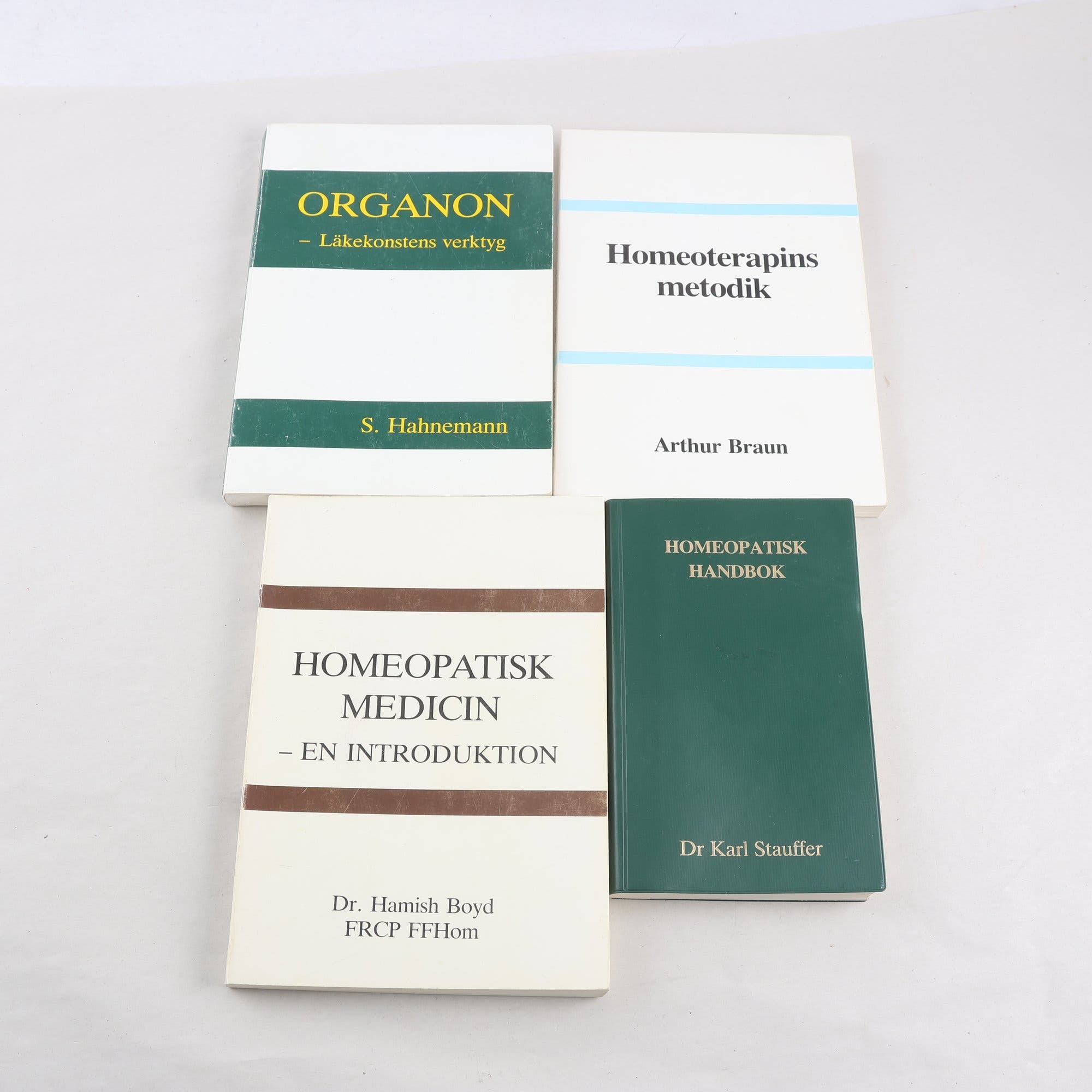 Homeopati, AB Arcanum, bokpaket med 4 volymer