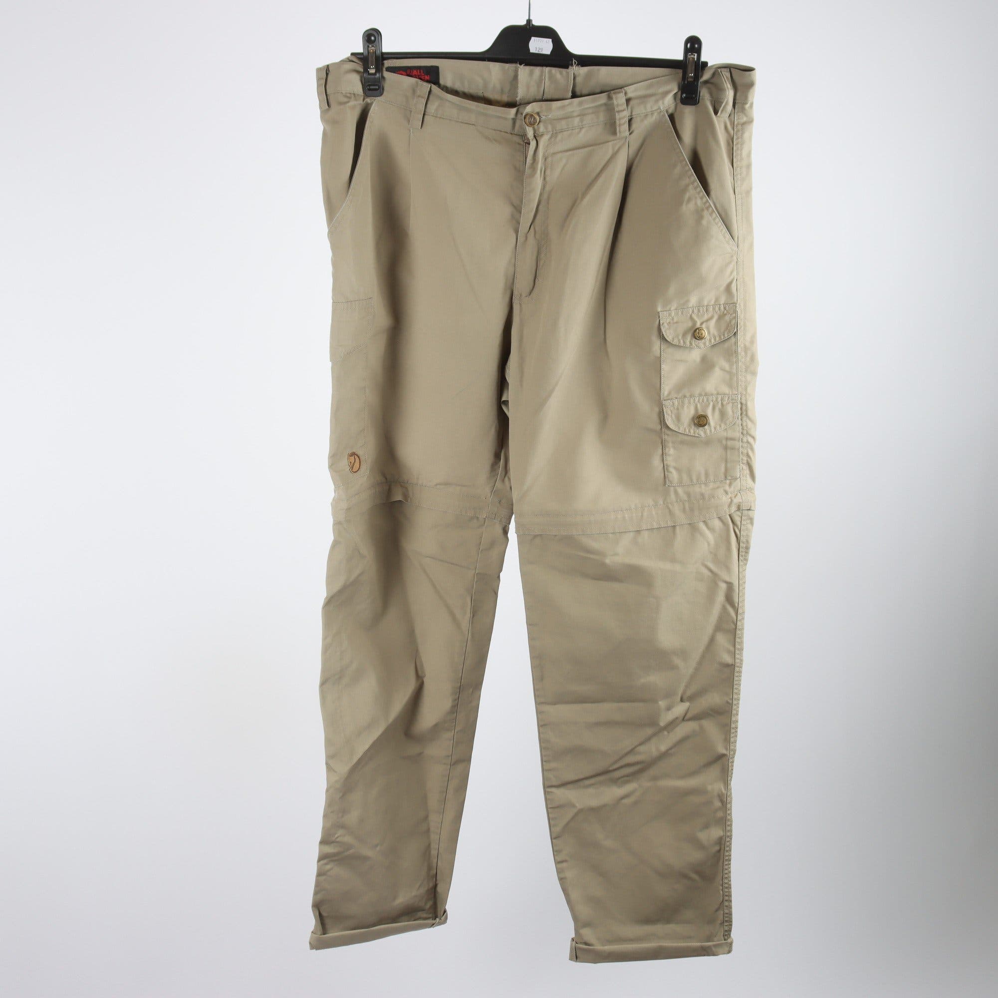 Fritidsbyxor, Fjällräven, khaki beige, stl. 56