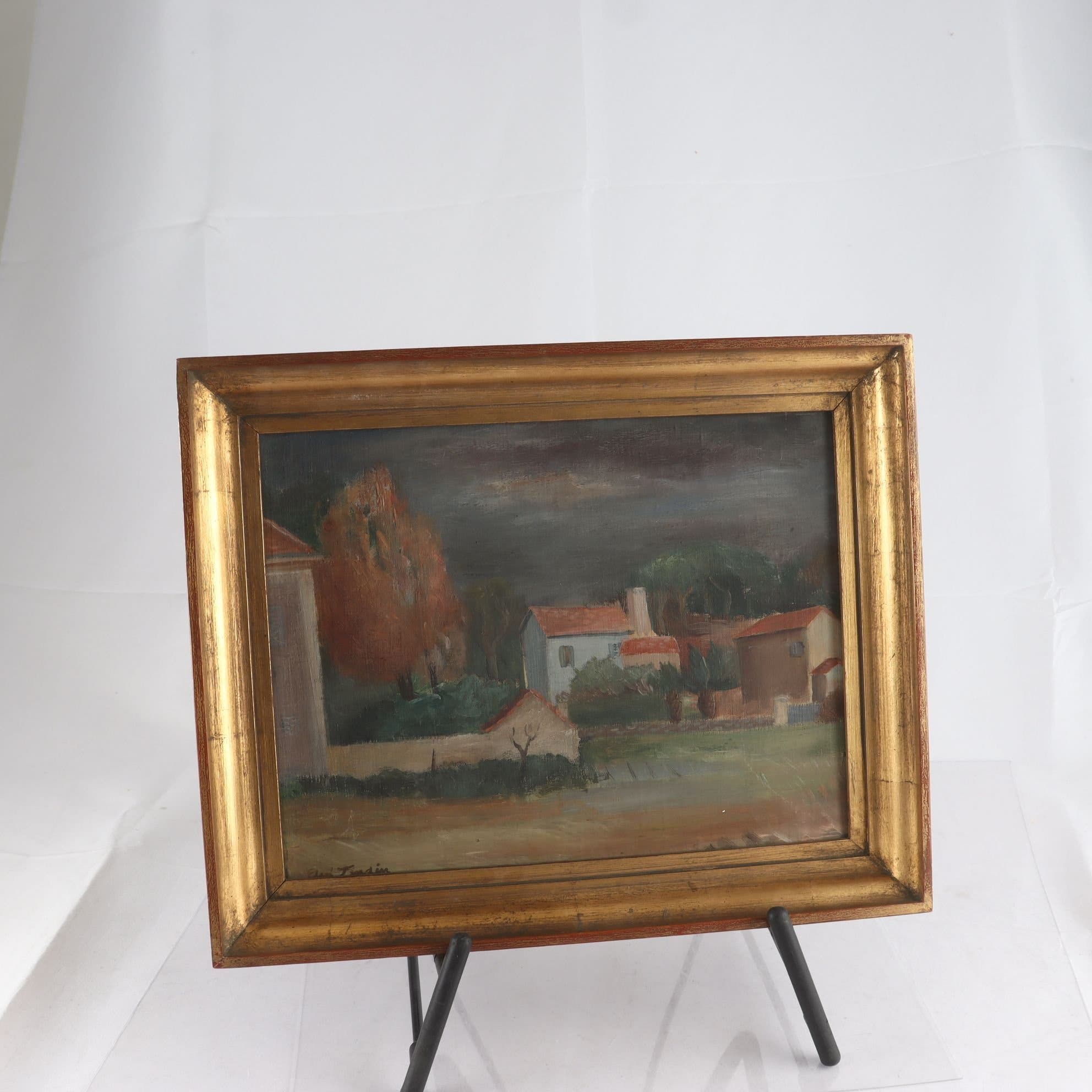 Olja på pannå, Elvi Tondén, (1886-1971), signerad. Samfraktas ej.