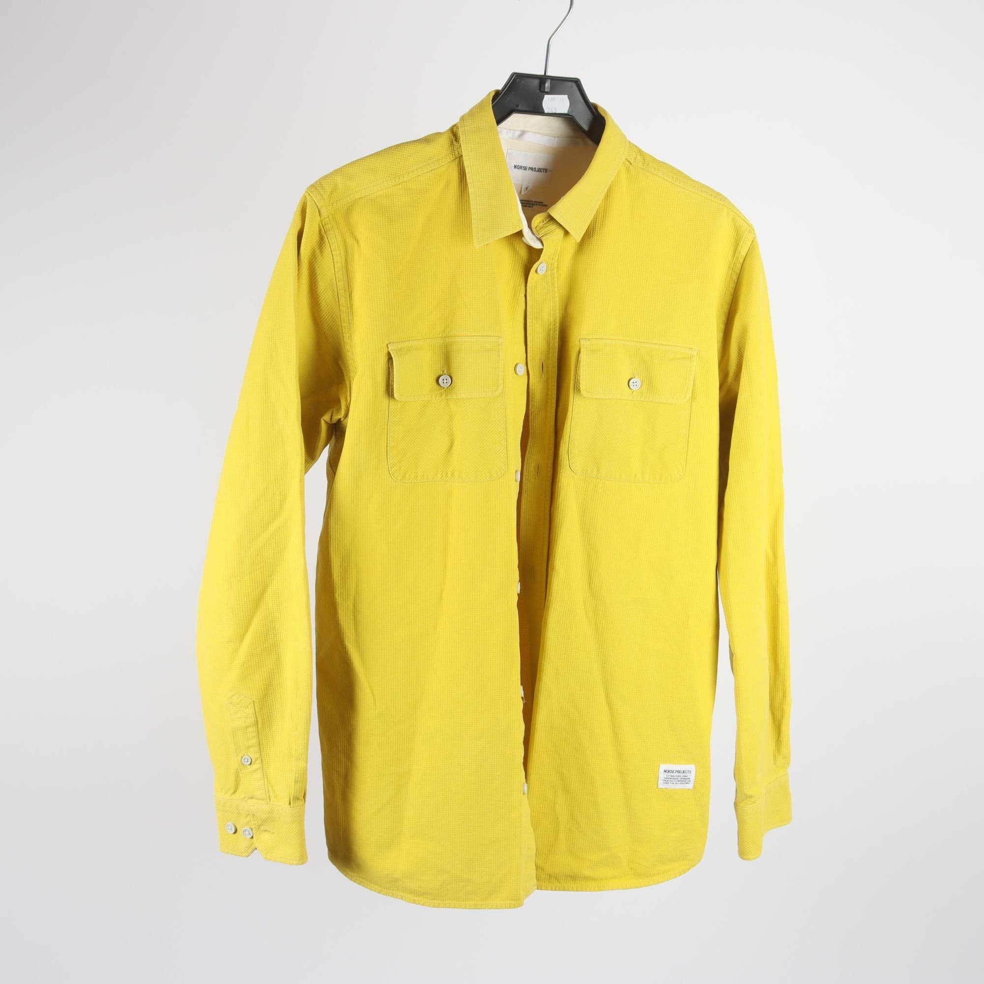 Skjorta, Norse Projects, gul, stl. L.