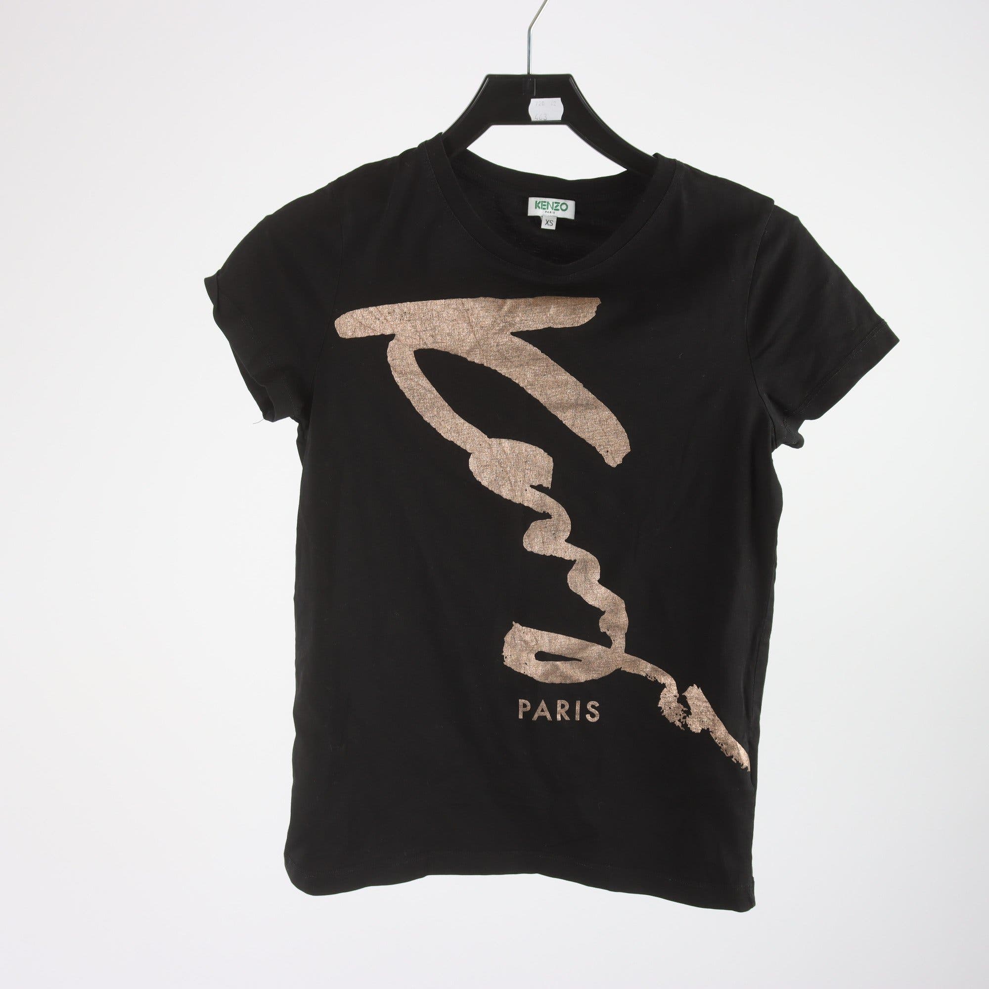T-shirt, Kenzo, svart, stl. XS.