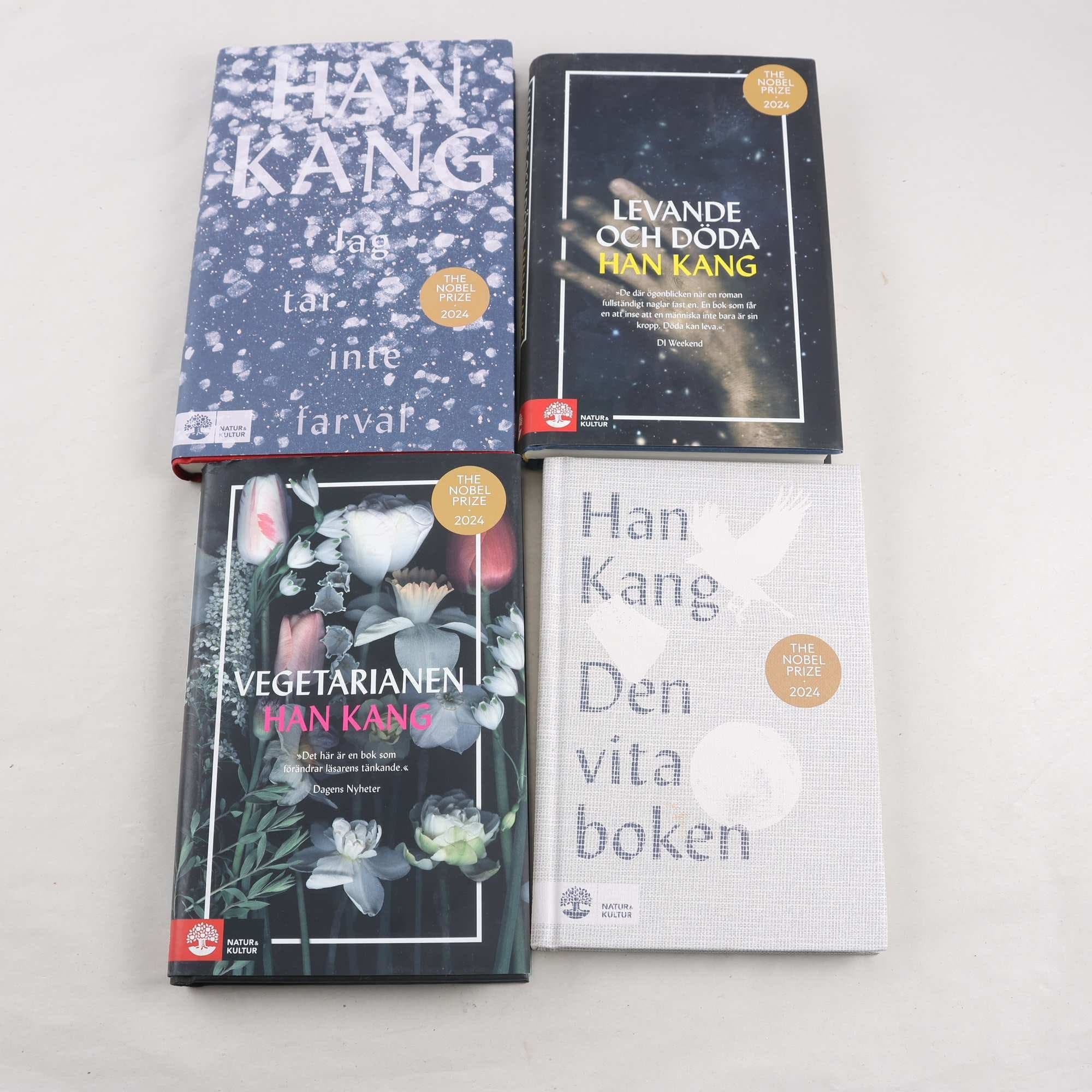 Han Kang, bokpaket med 4 volymer