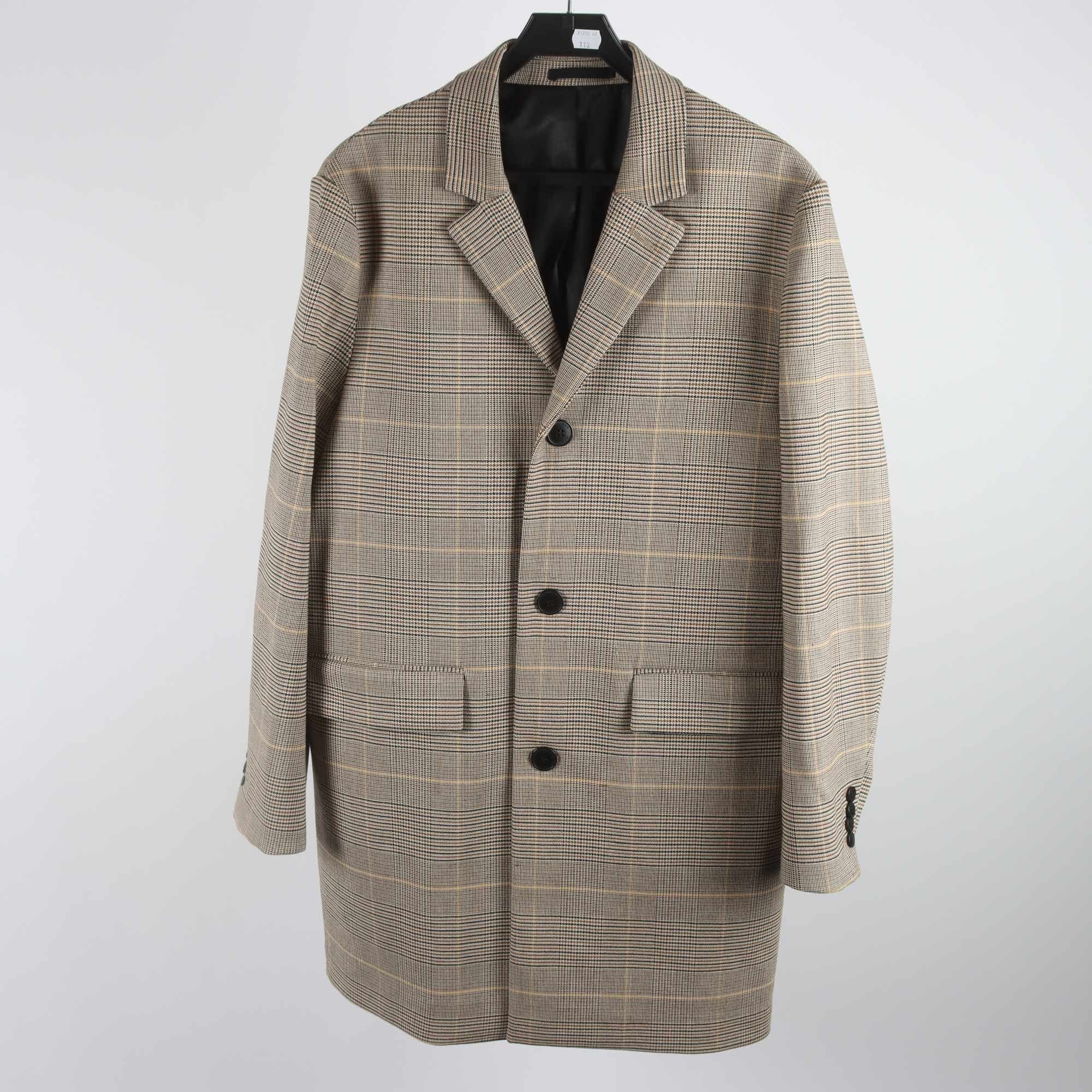Rock, H&M, beige, mönstrad, stl. 52