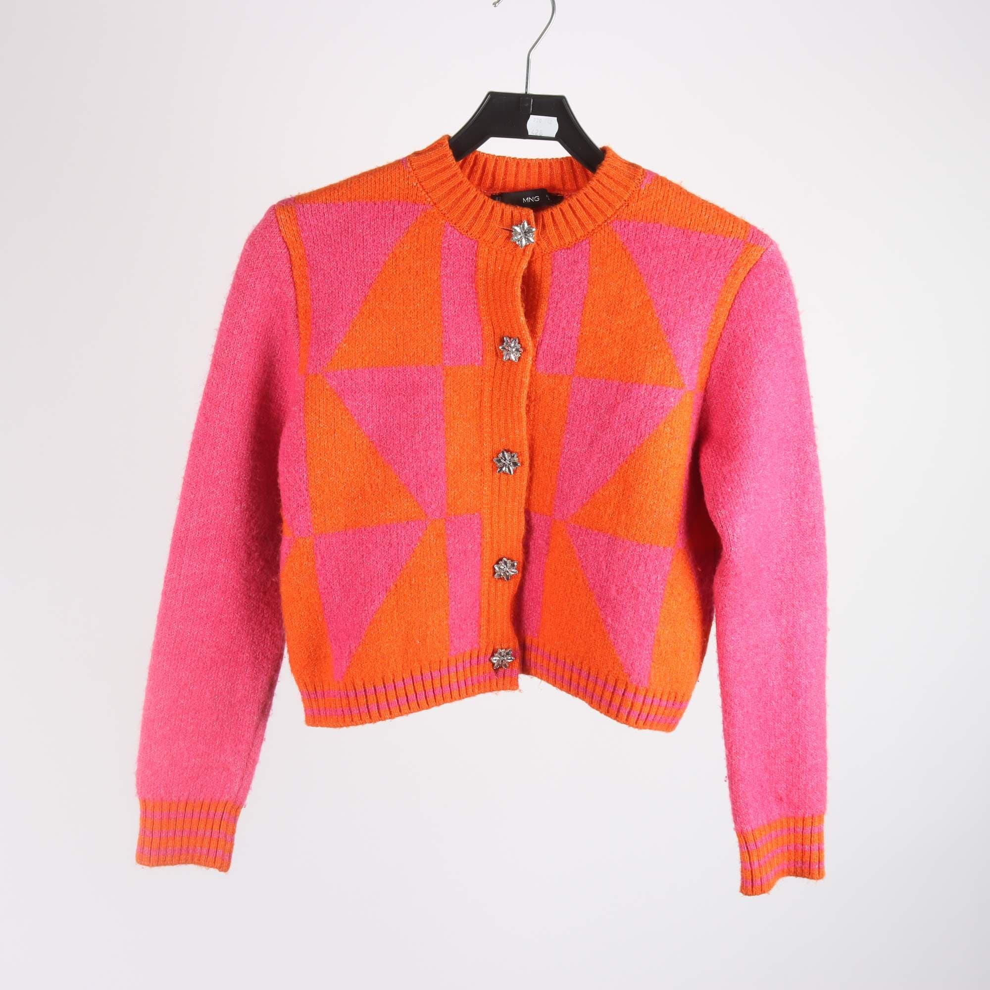 Kofta, Mng, rosa, orange, stl. XS.