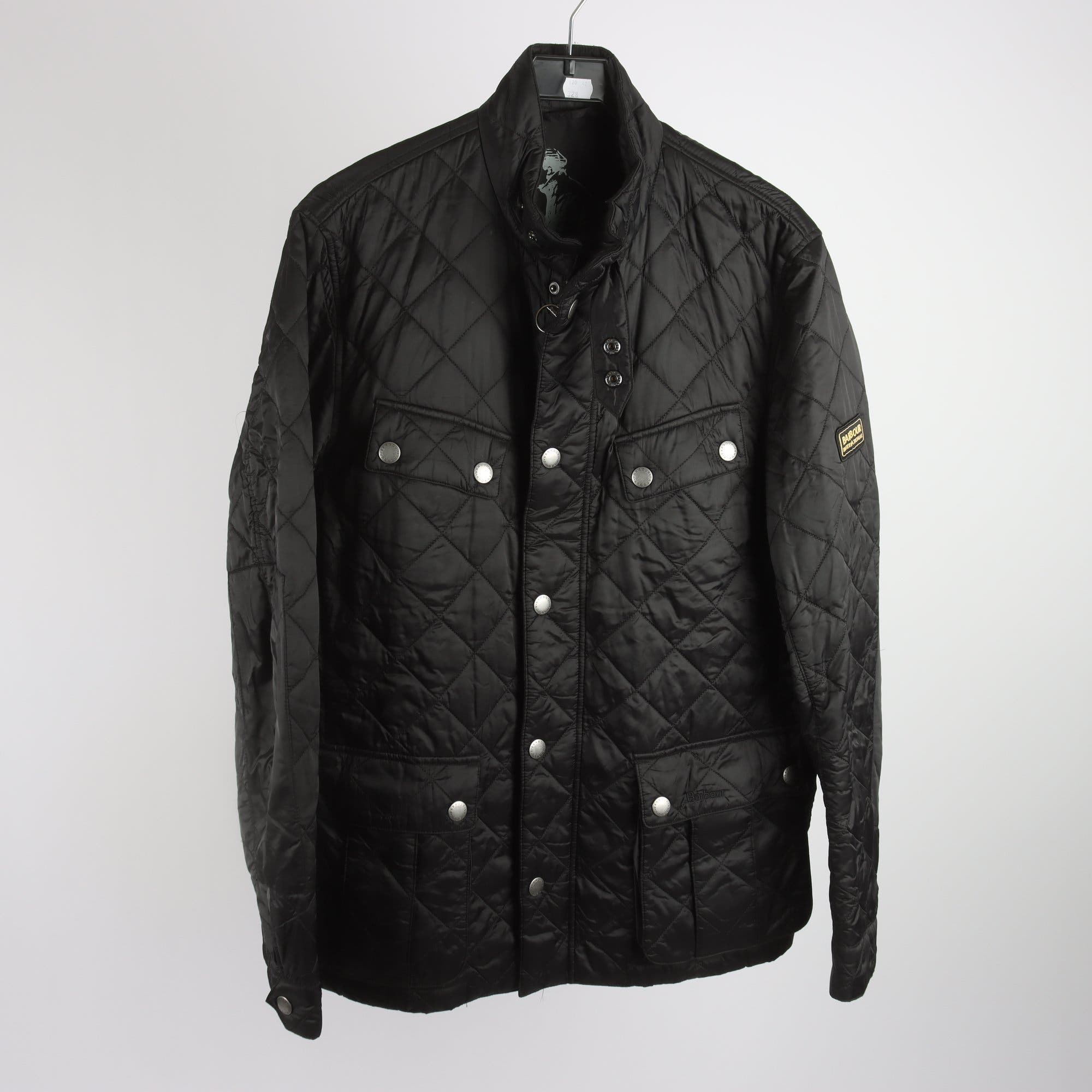 Quiltad jacka, Barbour, svart, stl. XL.