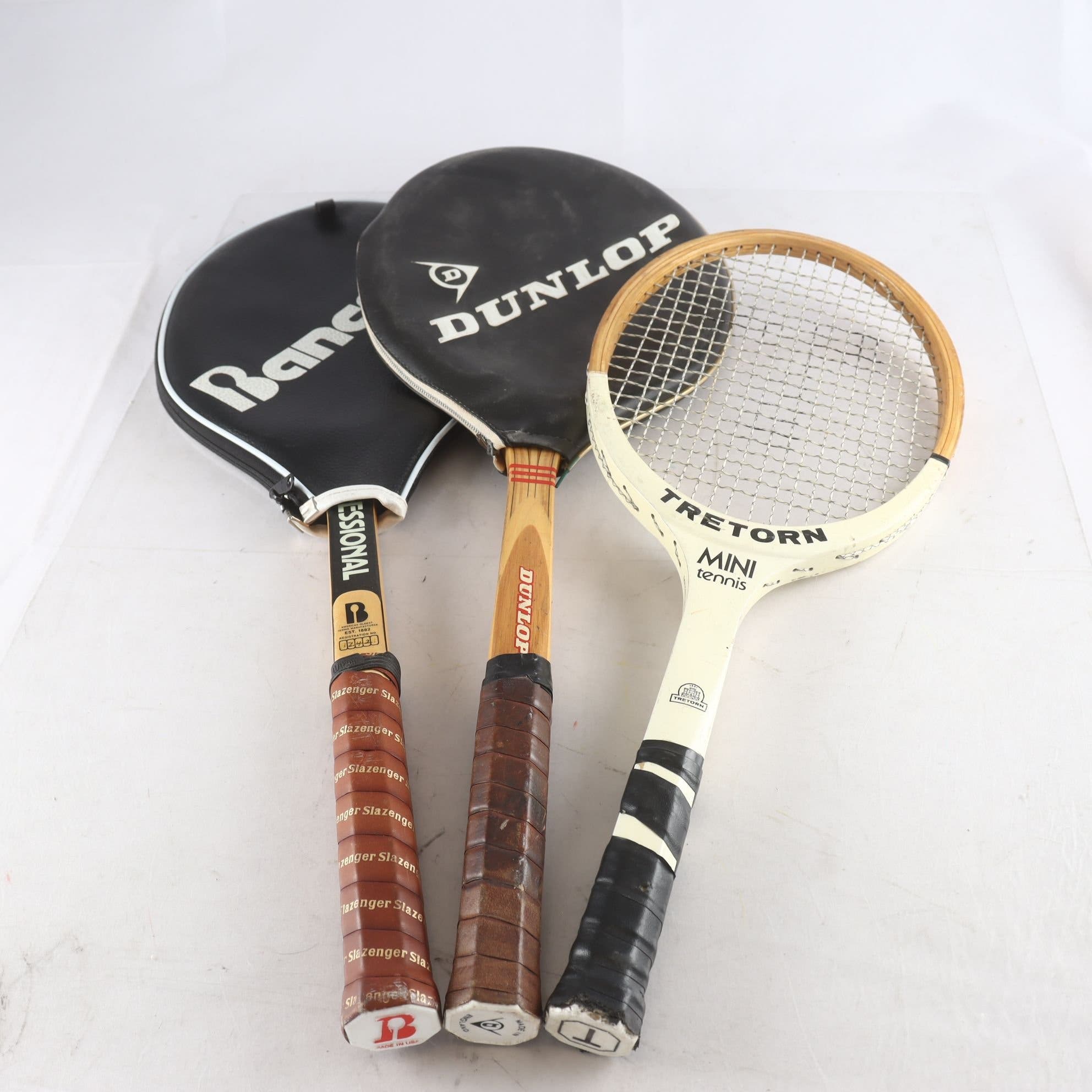 Tennisrackets, Trärackets, 3st. Endast avhämtning.