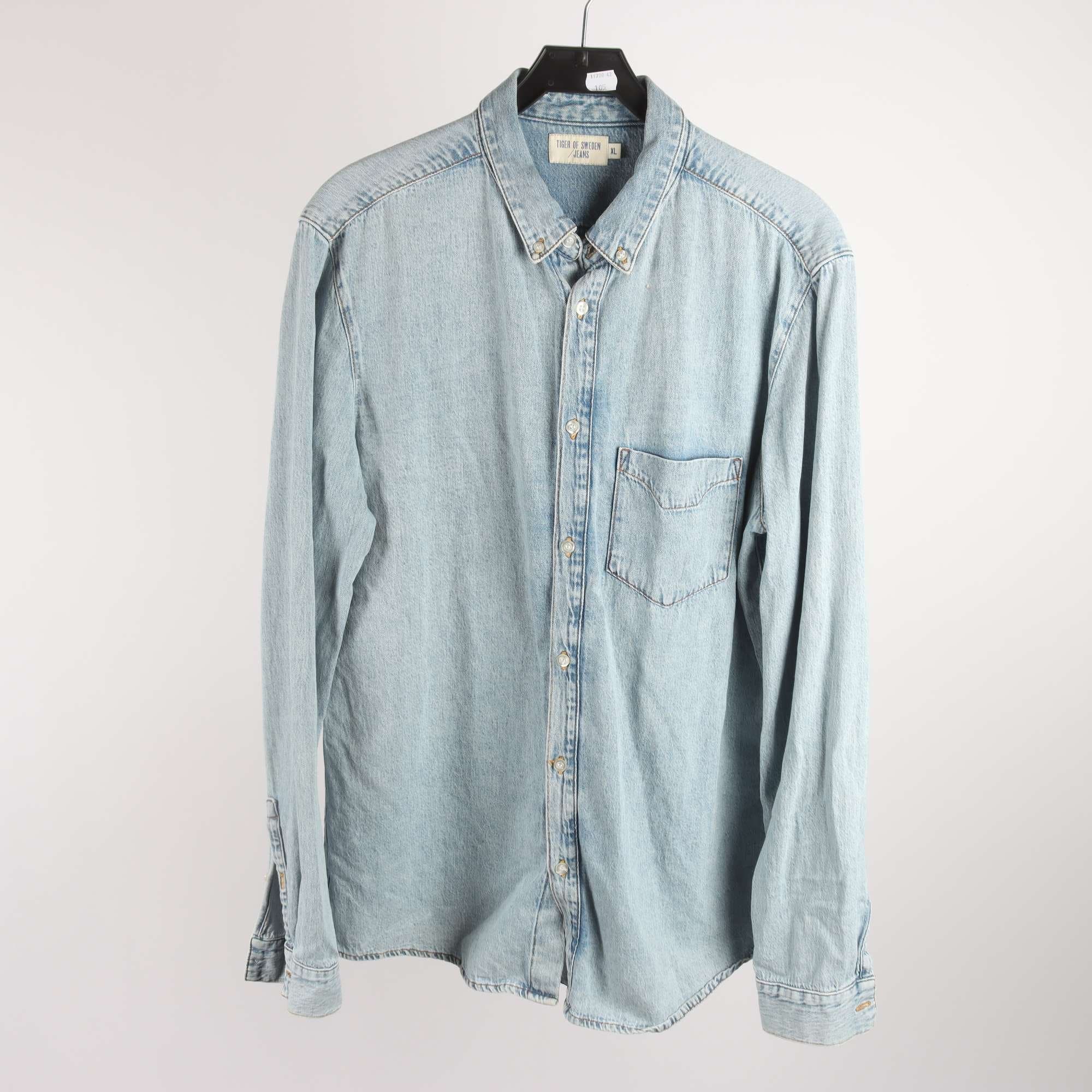 Jeansskjorta, Tiger of Sweden, blå, stl. XL