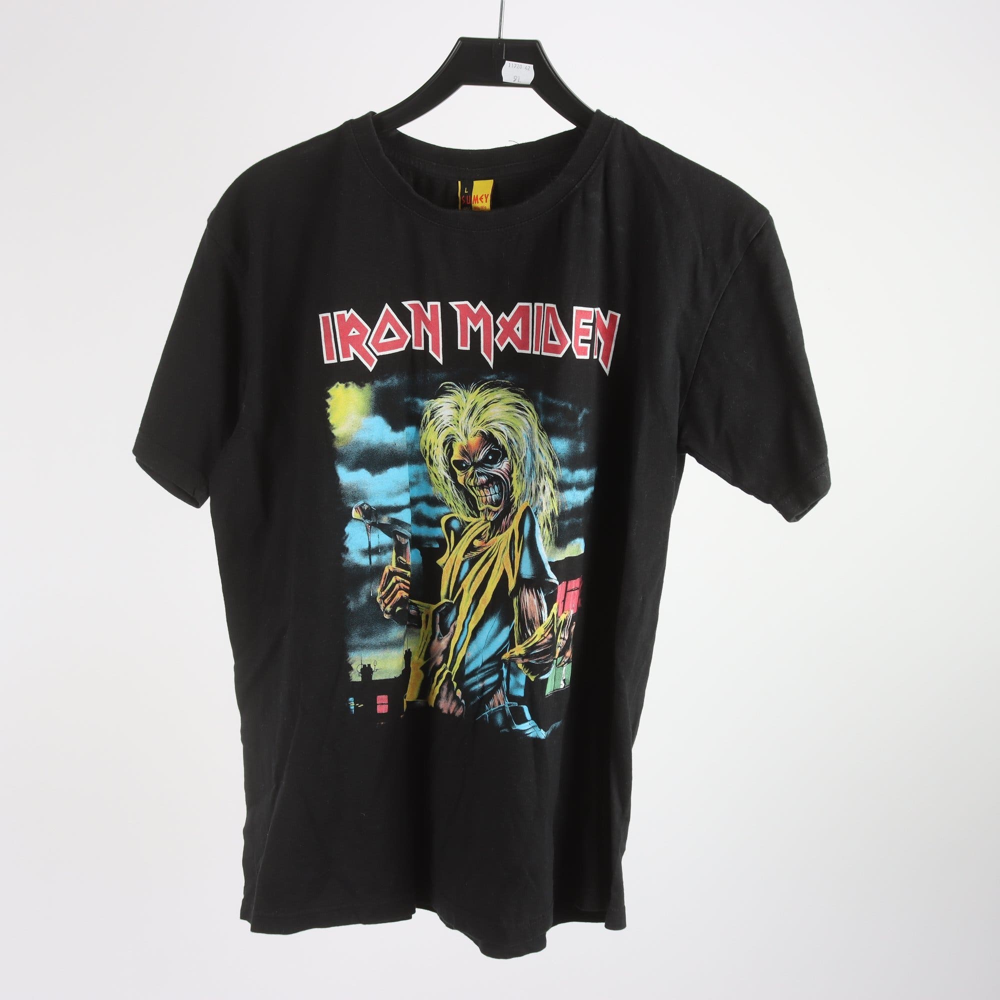 T-shirt, Iron Maiden, svart, stl. L