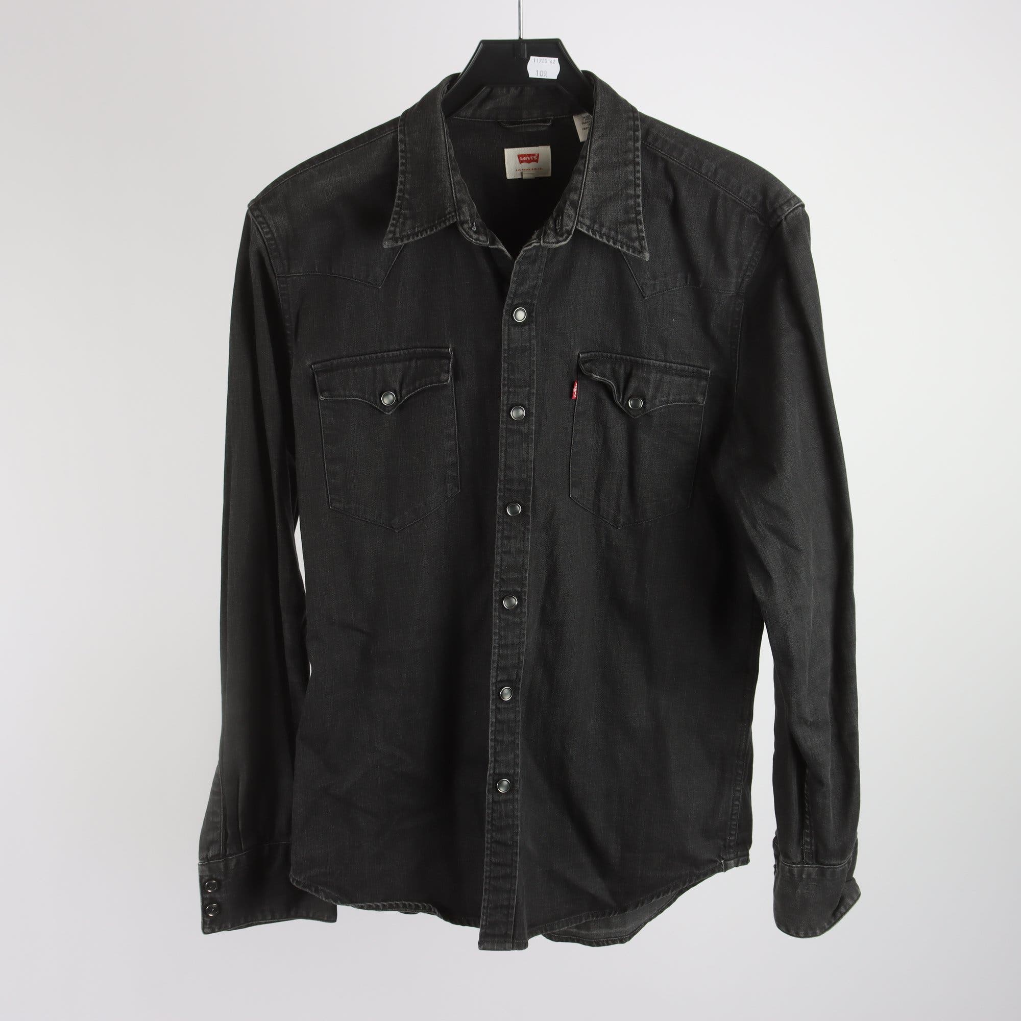 Jeansskjorta, Levis, svart, stl. M