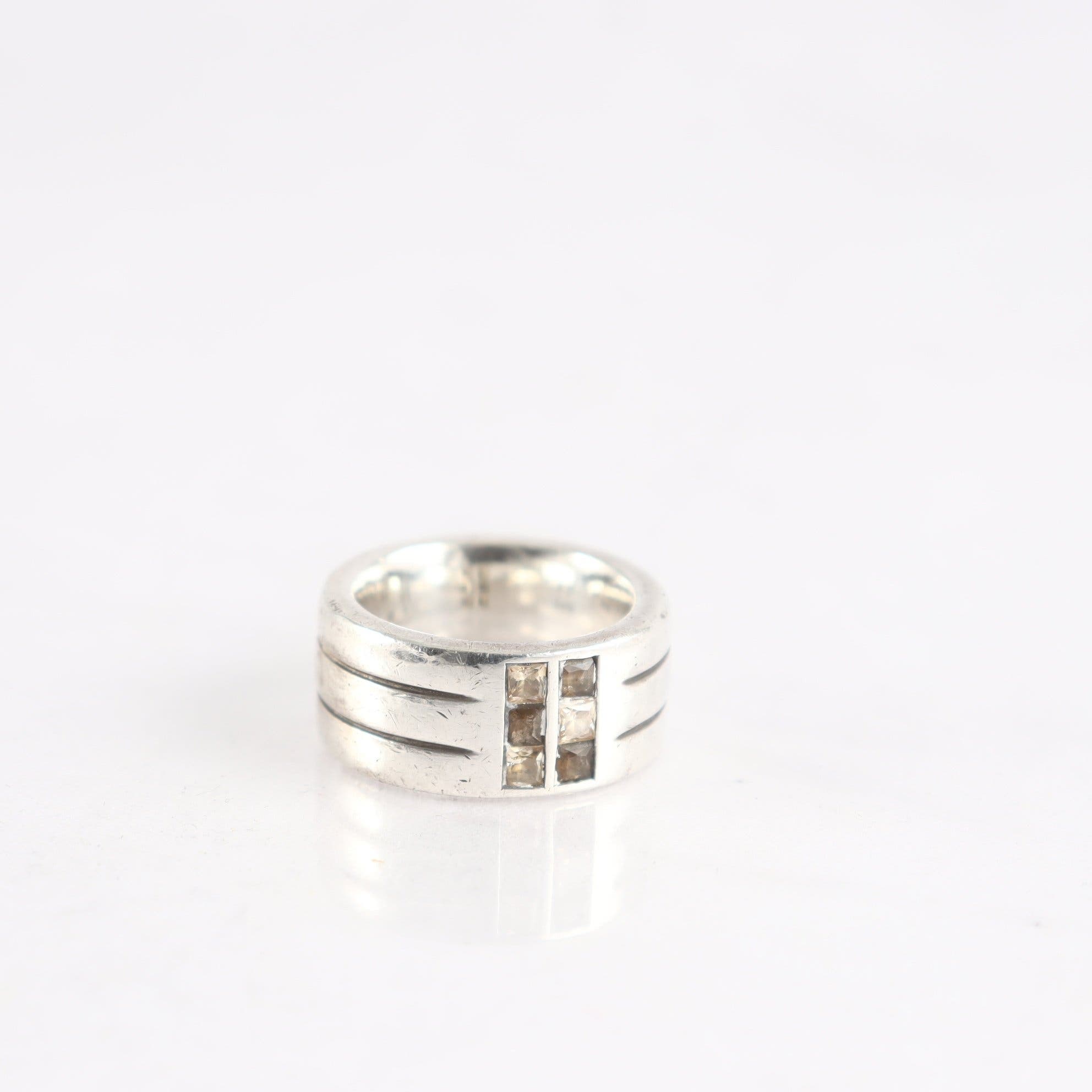 Ring, silver 925, färgade stenar, Esprit