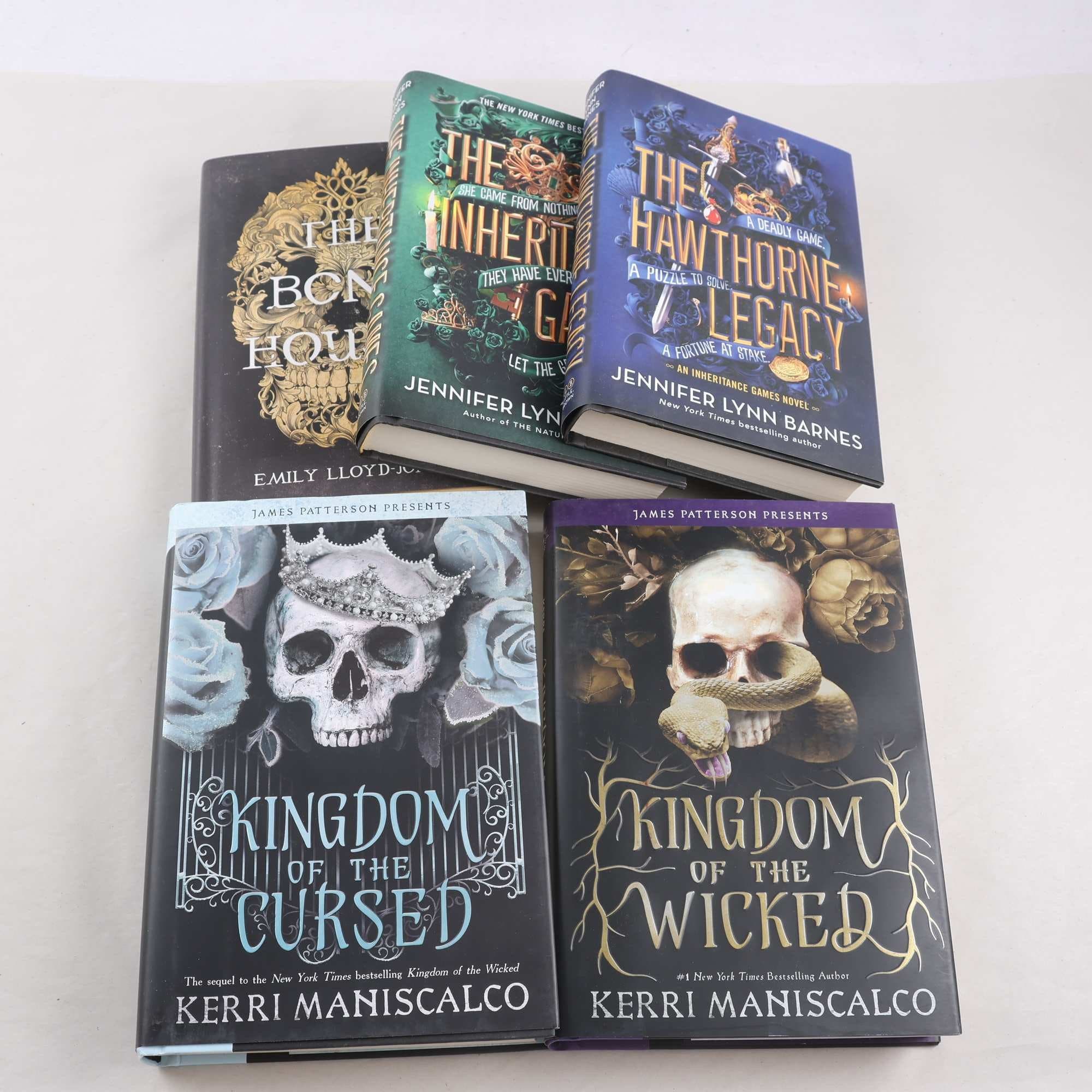Fantasy/Dark Romance, olika författare, bokpaket med 5 volymer