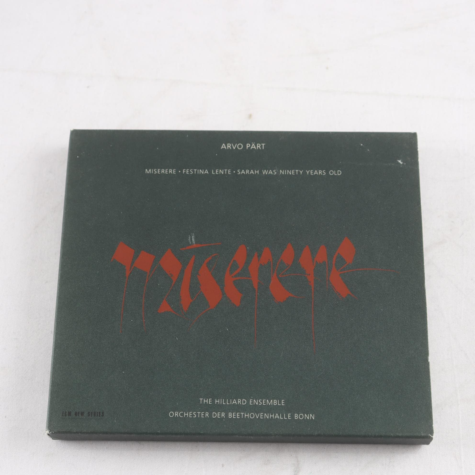 CD Arvo Pärt, Miserere