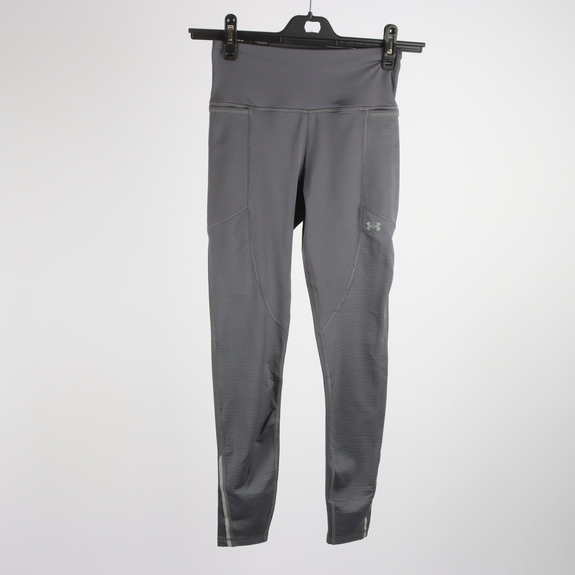 Träningstights, Under Armour, grå, stl. XS.