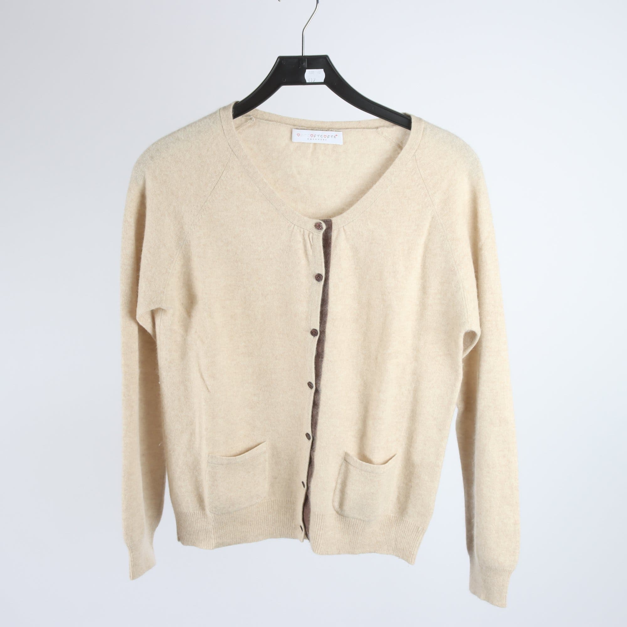Kofta, Ftc, beige, 100% cashmere, stl. ca. S.