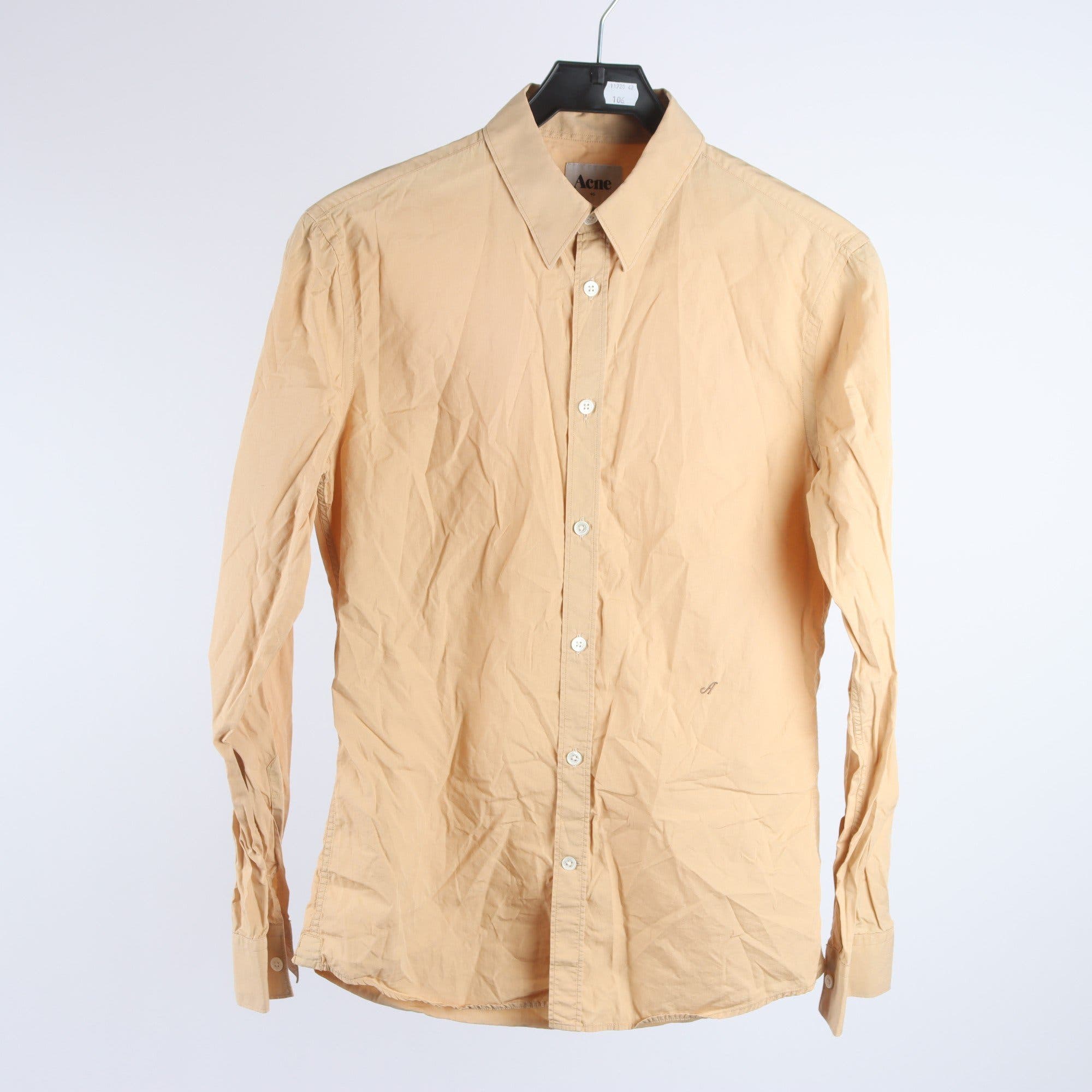 Skjorta, Acne, beige, stl. 46