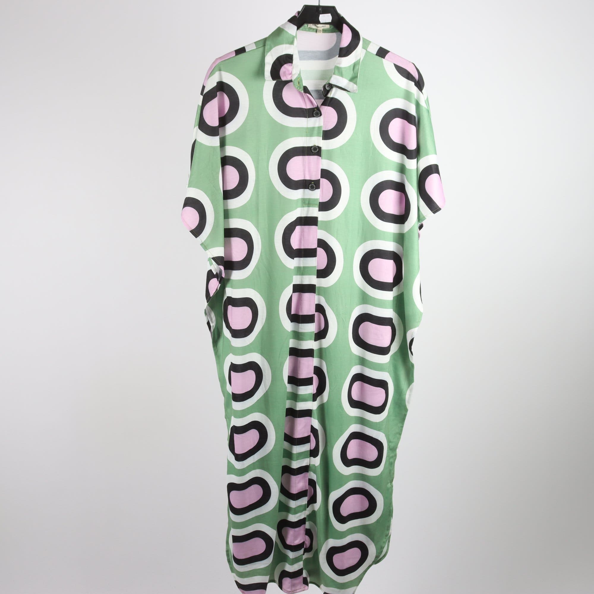 Kaftan, Hängmatta, grön, rosa, stl. one size.