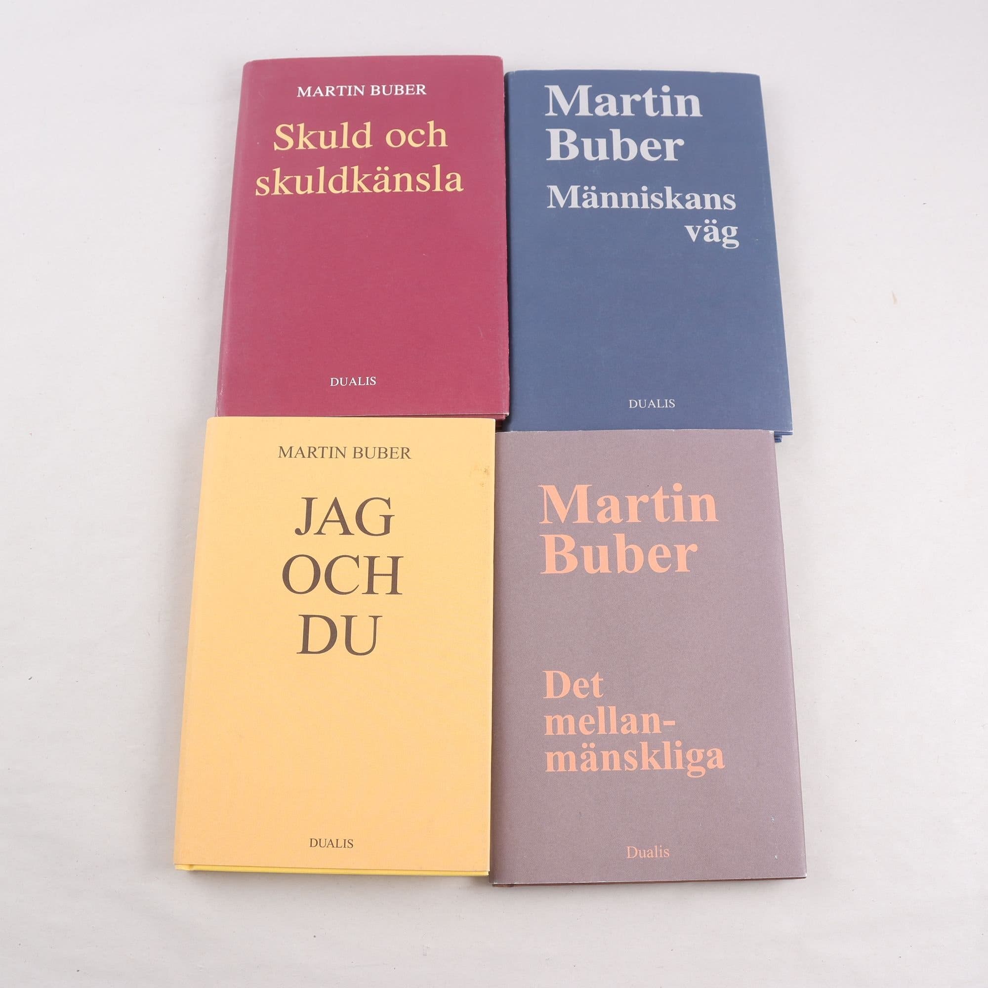 Martin Buber, bokpaket med 4 volymer