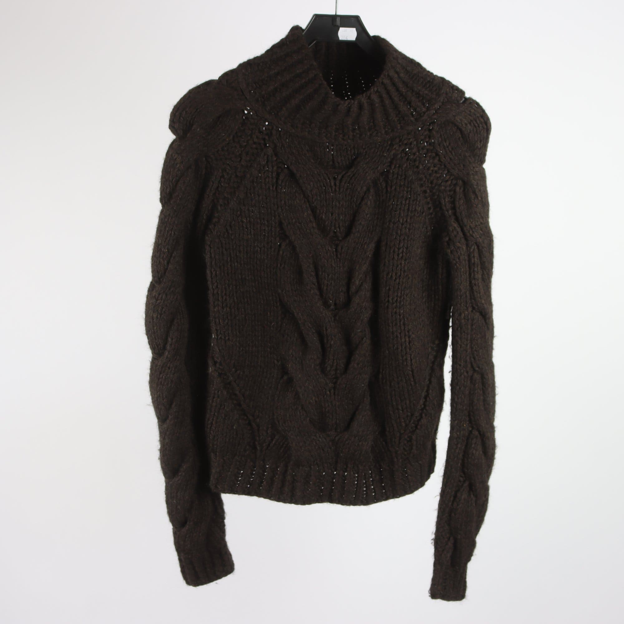 Tröja, Belstaff, brun, ull, alpaca, stl. S.