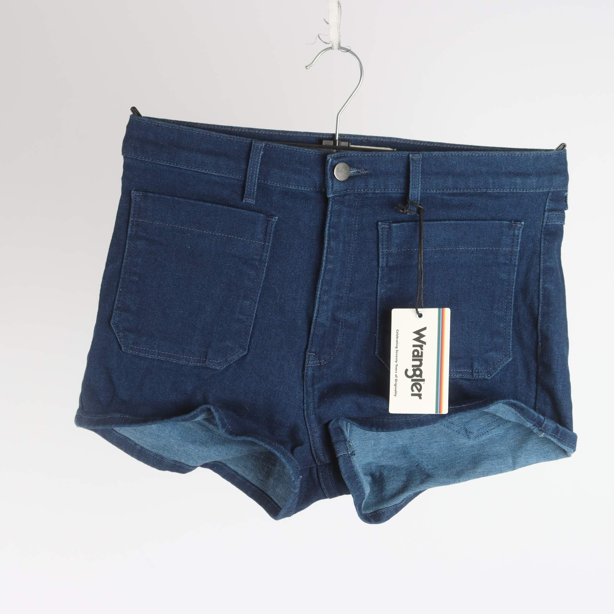 Jeansshorts, Wrangler, blå, stl. M