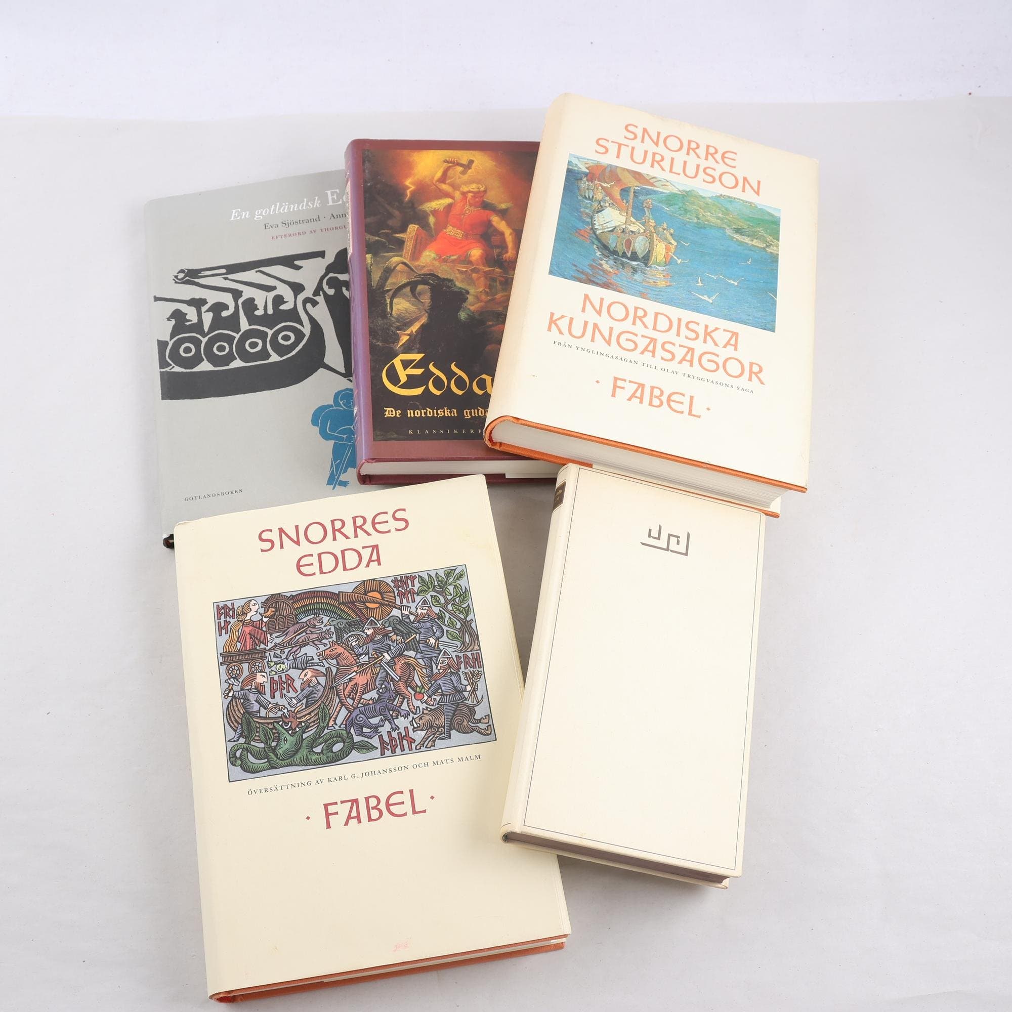 Isländska myter och folksagor, bokpaket med 5 volymer