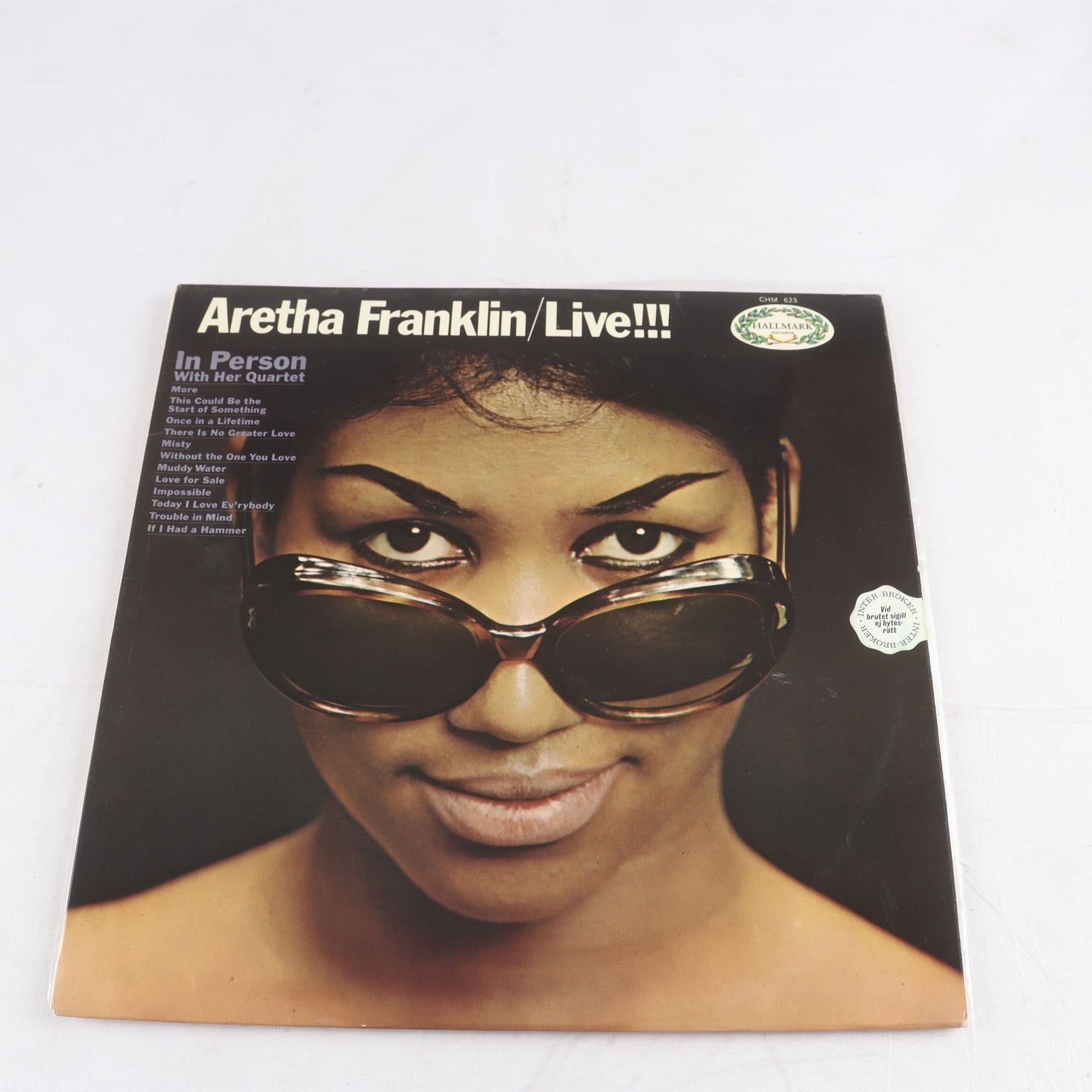 LP Aretha Franklin, Live!!! (In Person With Her Quartet)