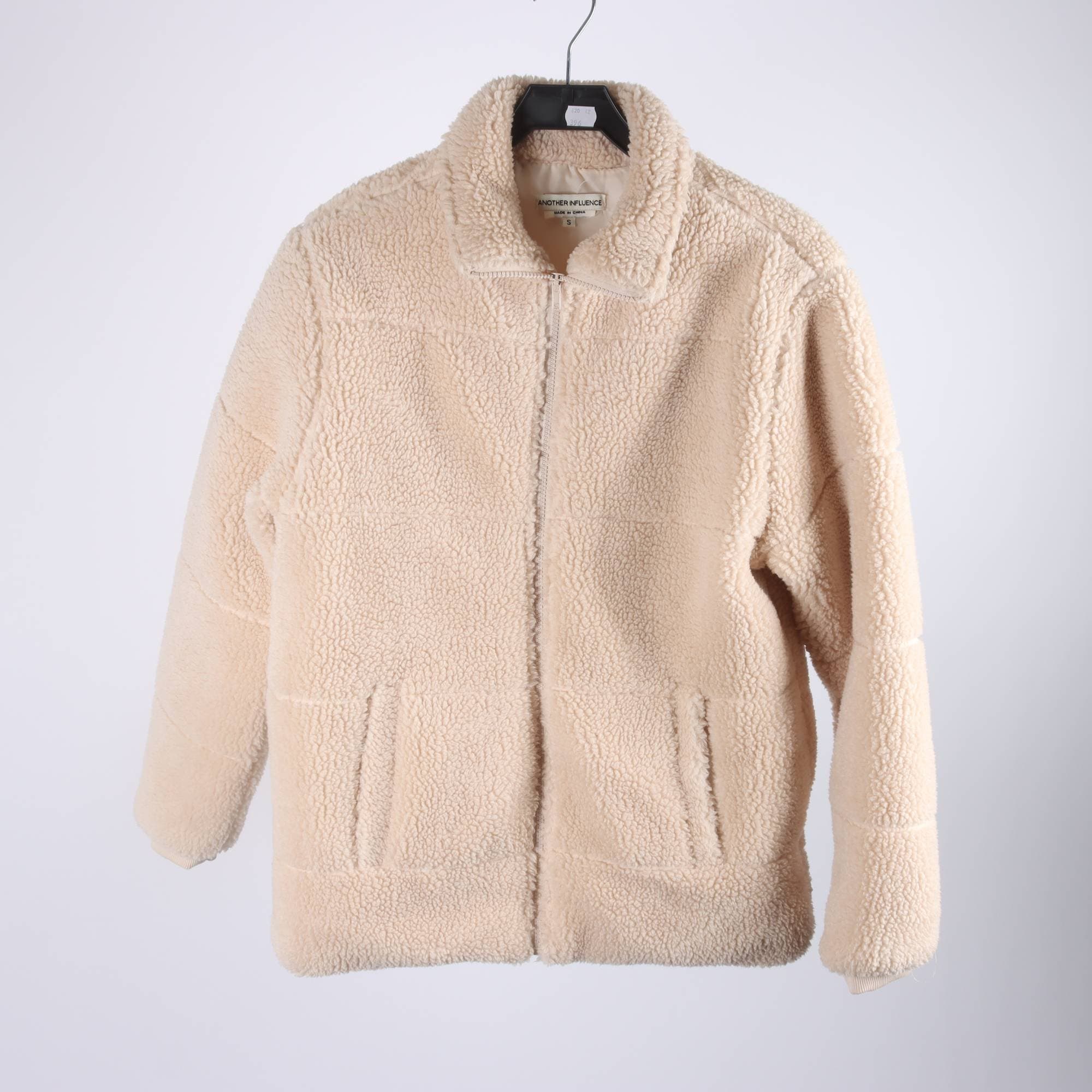 Teddyjacka, Another Influence, offwhite, pile, stl. S.