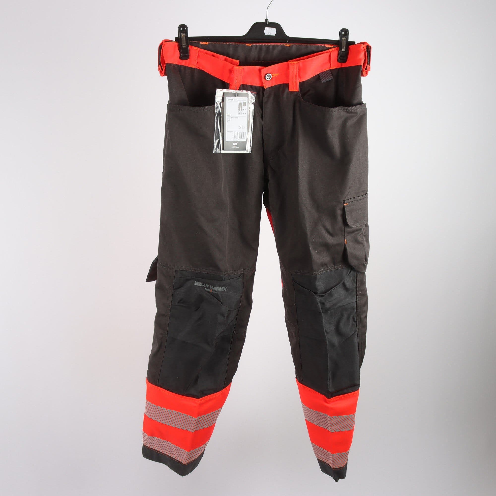 Byxor, workwear, Helly Hansen, grå, röd, stl. C52