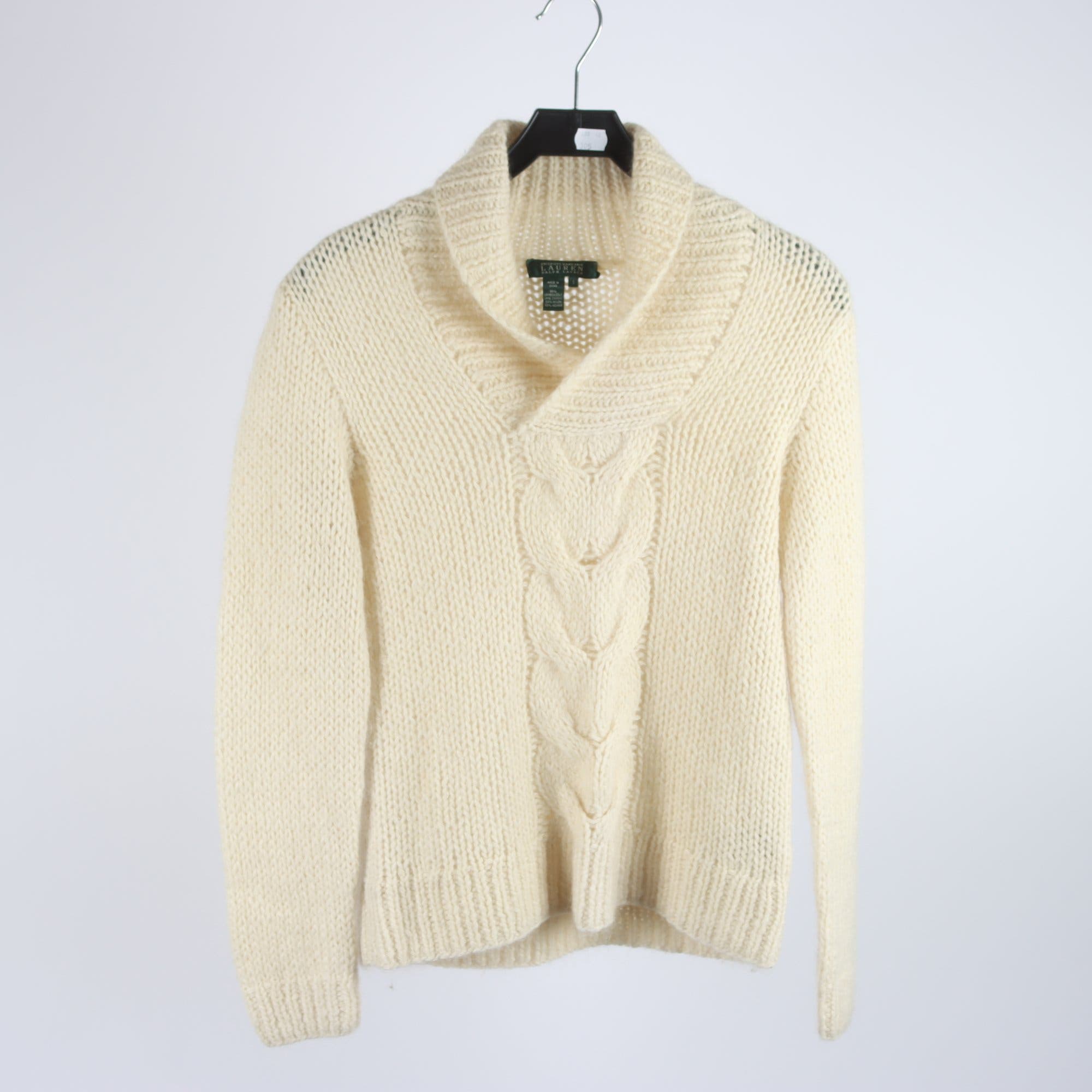 Tröja, Lauren Ralph Lauren, beige, ull, mohair, stl. S.