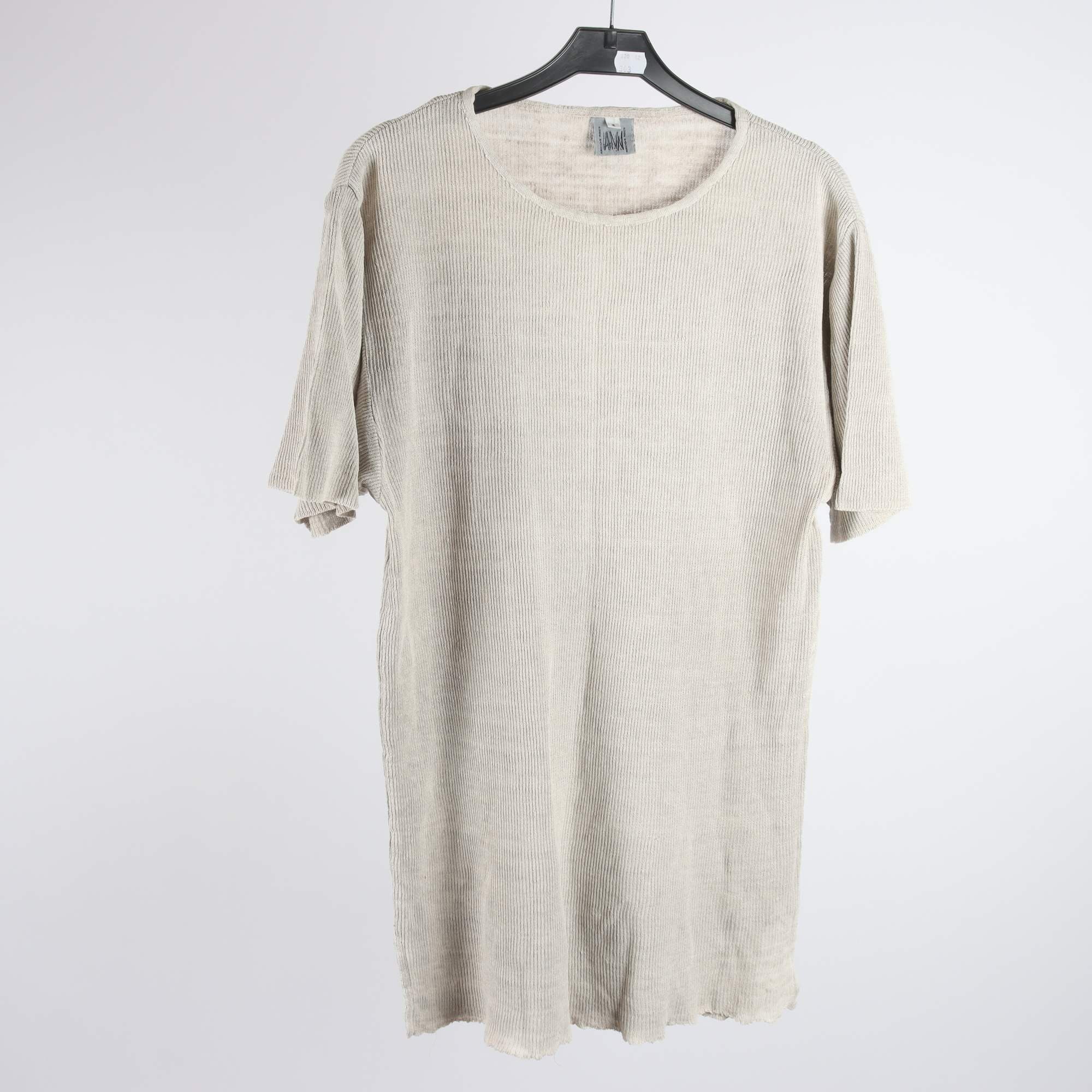 Tröja, Ann Pure Nature, 2-pack, grå, beige, 100% lin, stl. M.