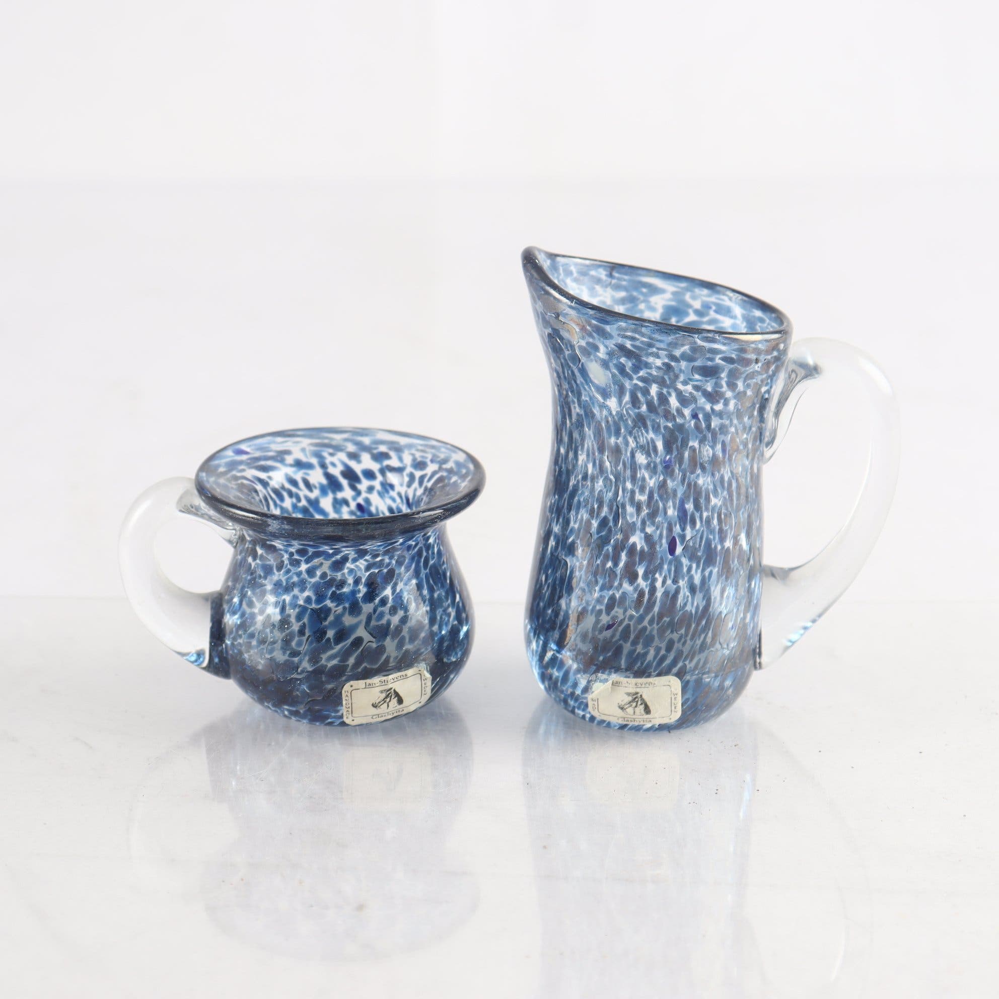 Miniatyrer, konstglas, Glashytta, 2 st