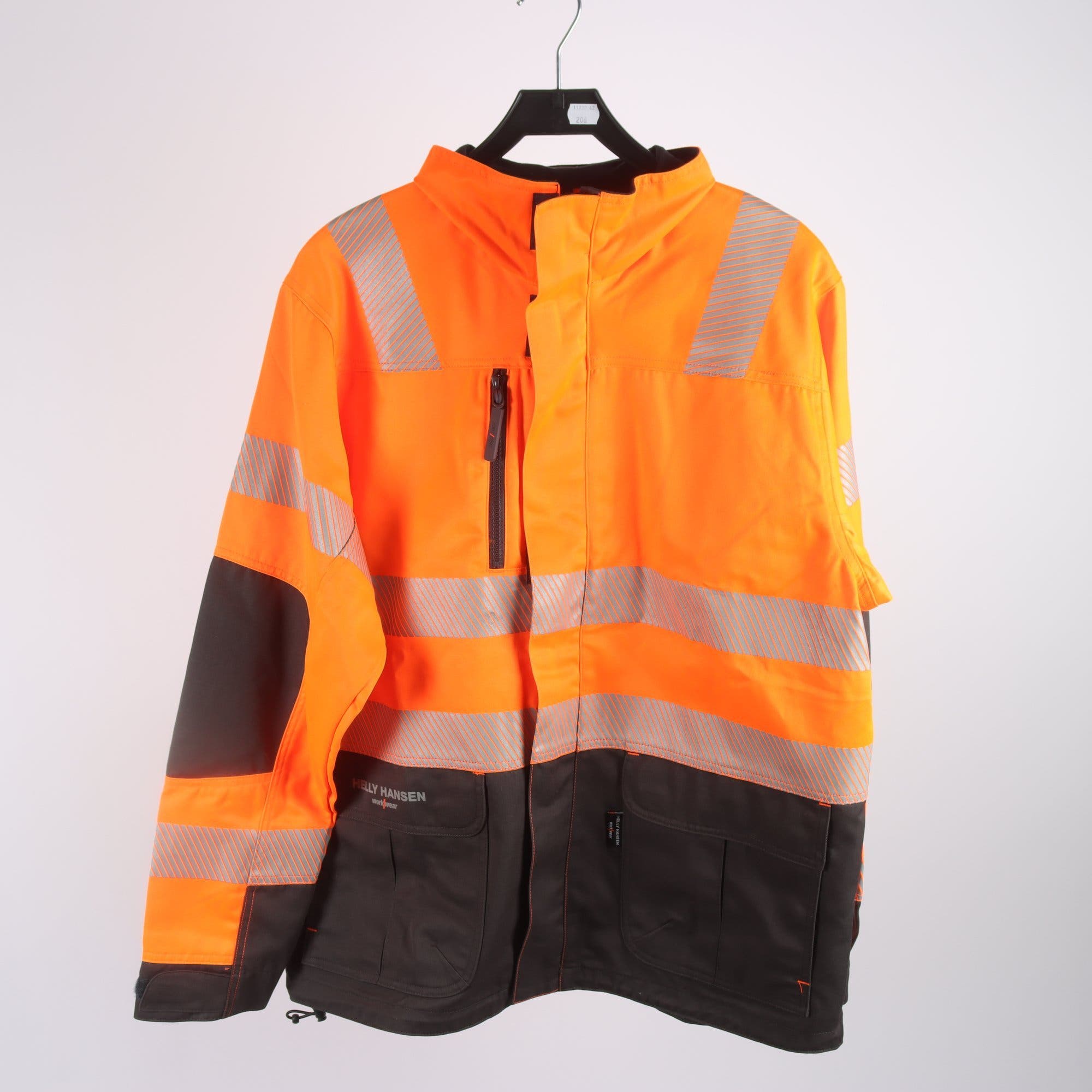 Jacka workwear, orange, svart, stl. L
